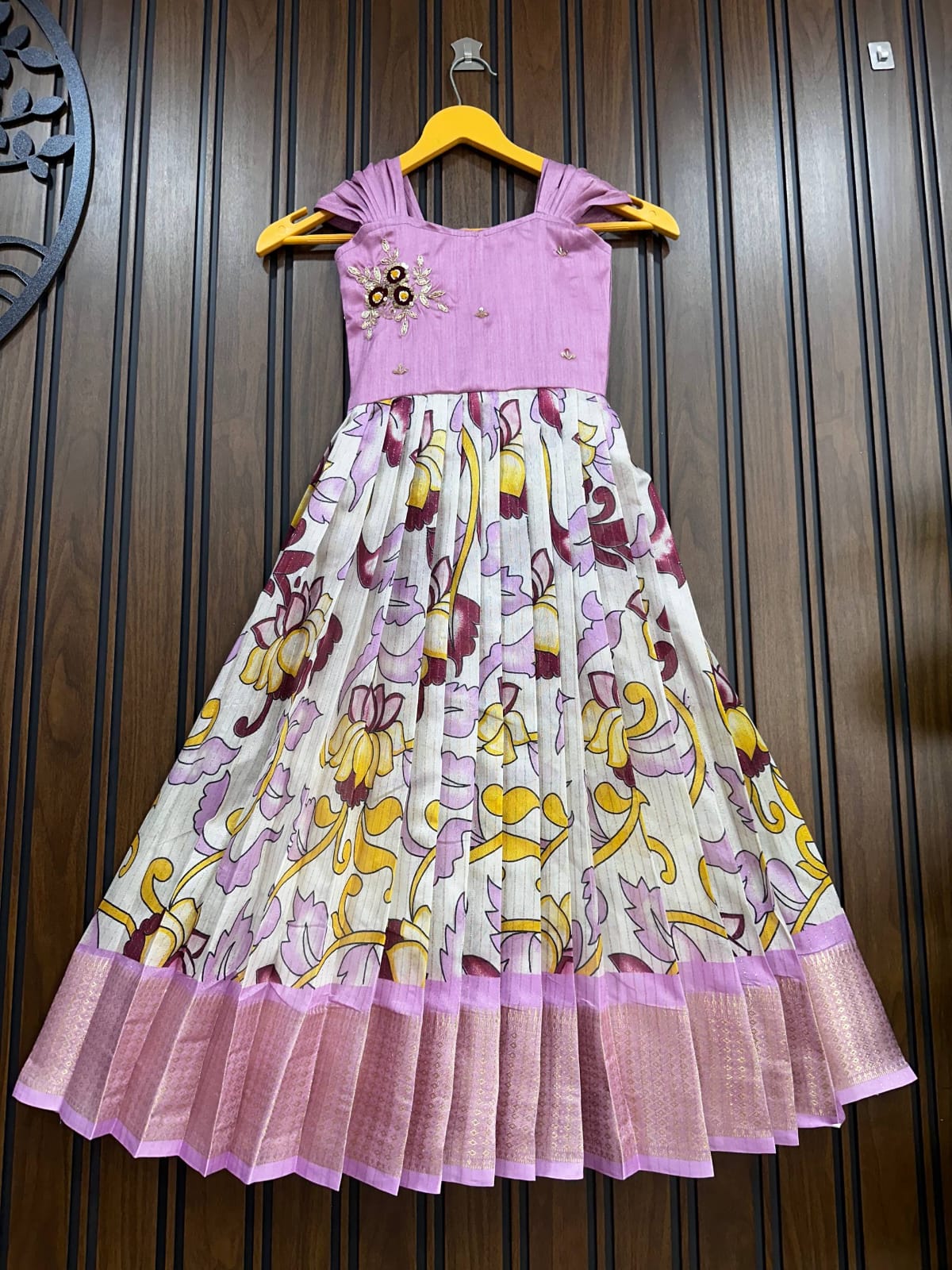 Zuyi : kalamkari Kids frocks