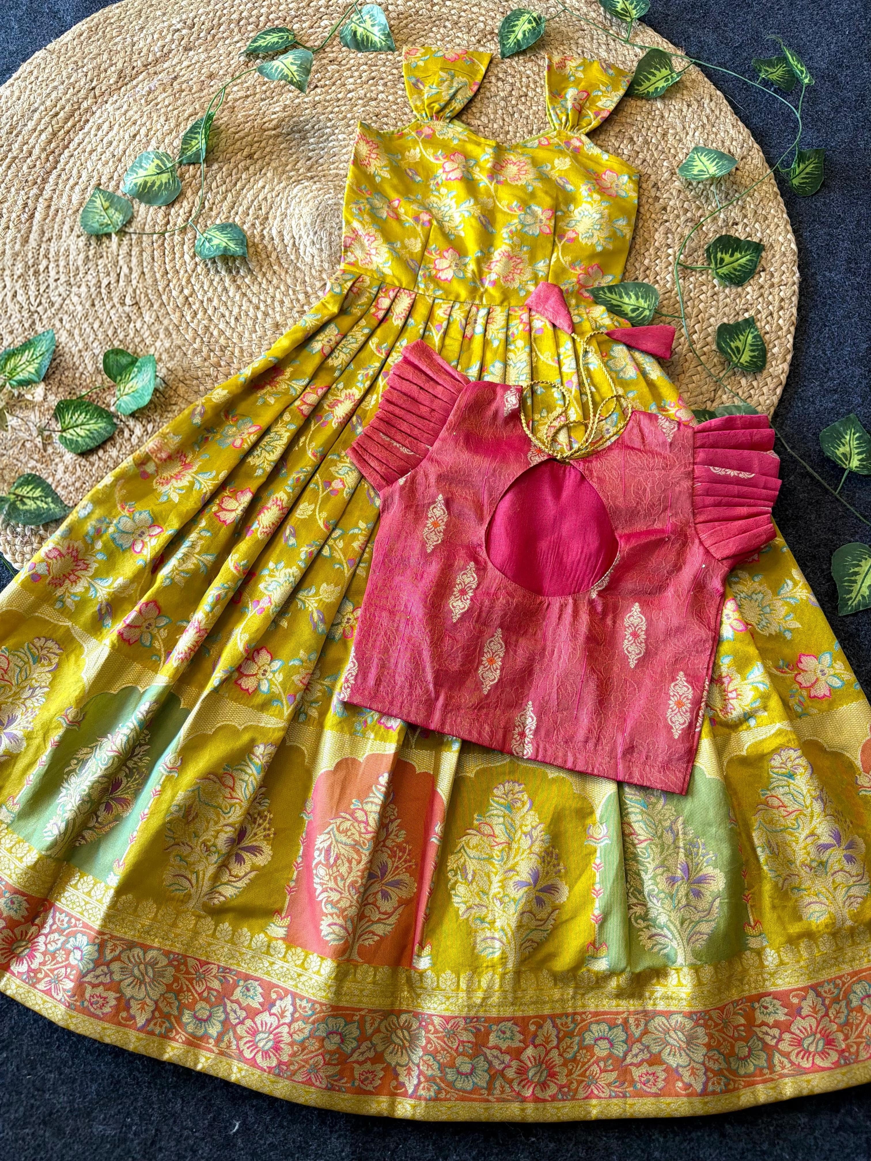 Samya : Kids 2 in one frock