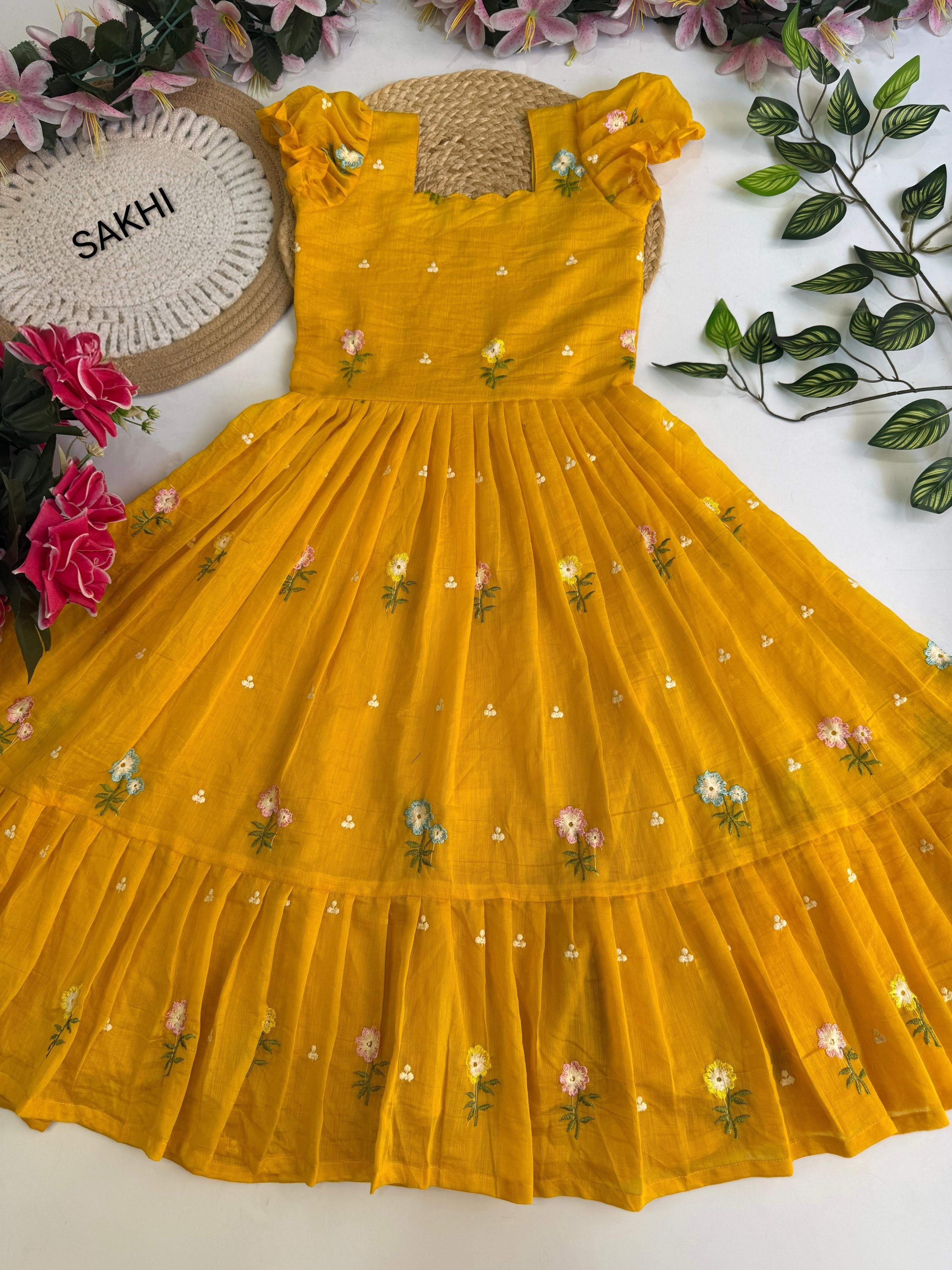 “Ria” Mul chandheri Frocks