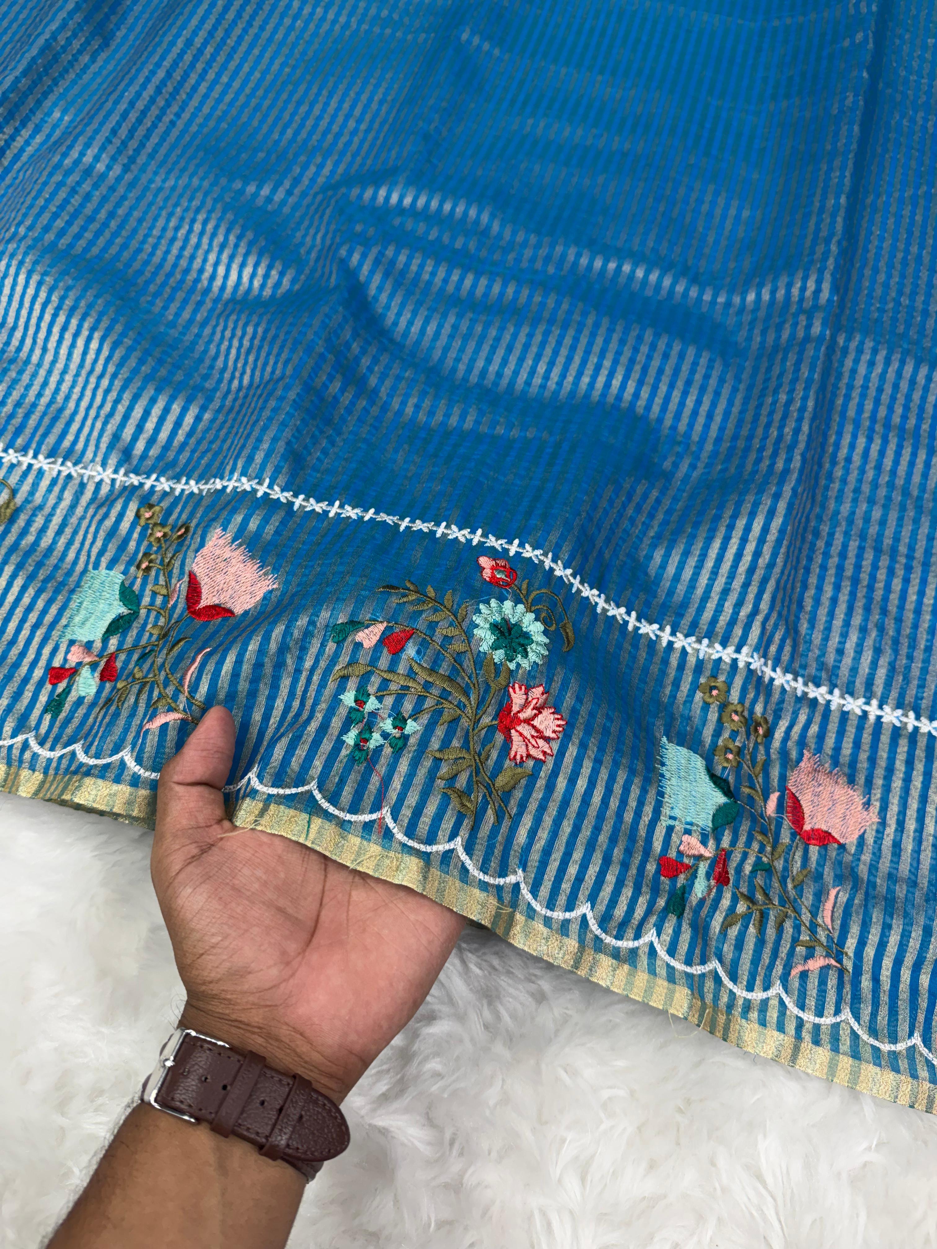 Banarasi : Tissue organza saree