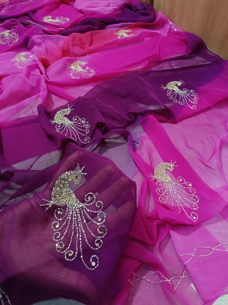 Chiffon sarees