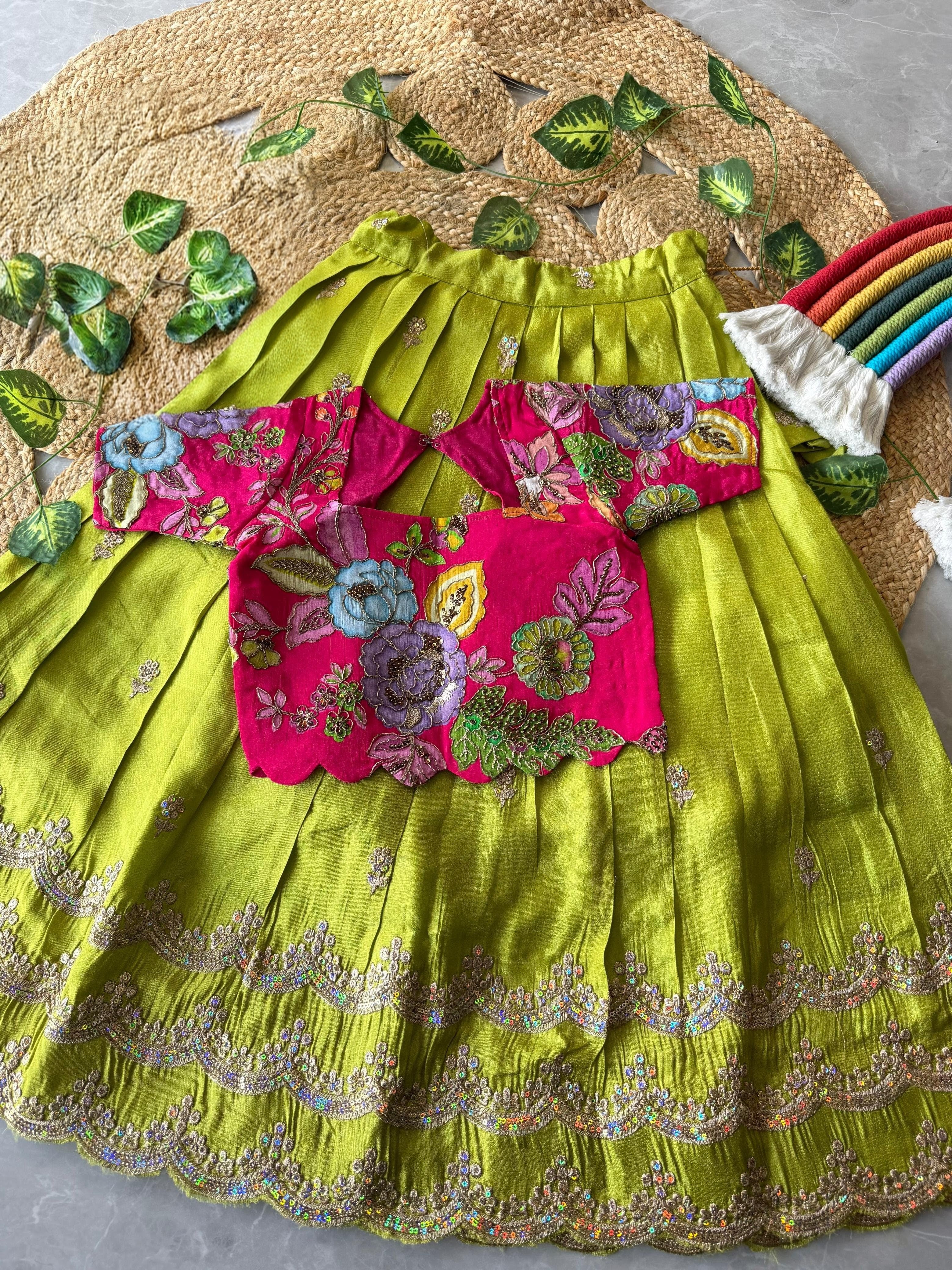 Vayyari Bhama : Kids Lehenga 💕
