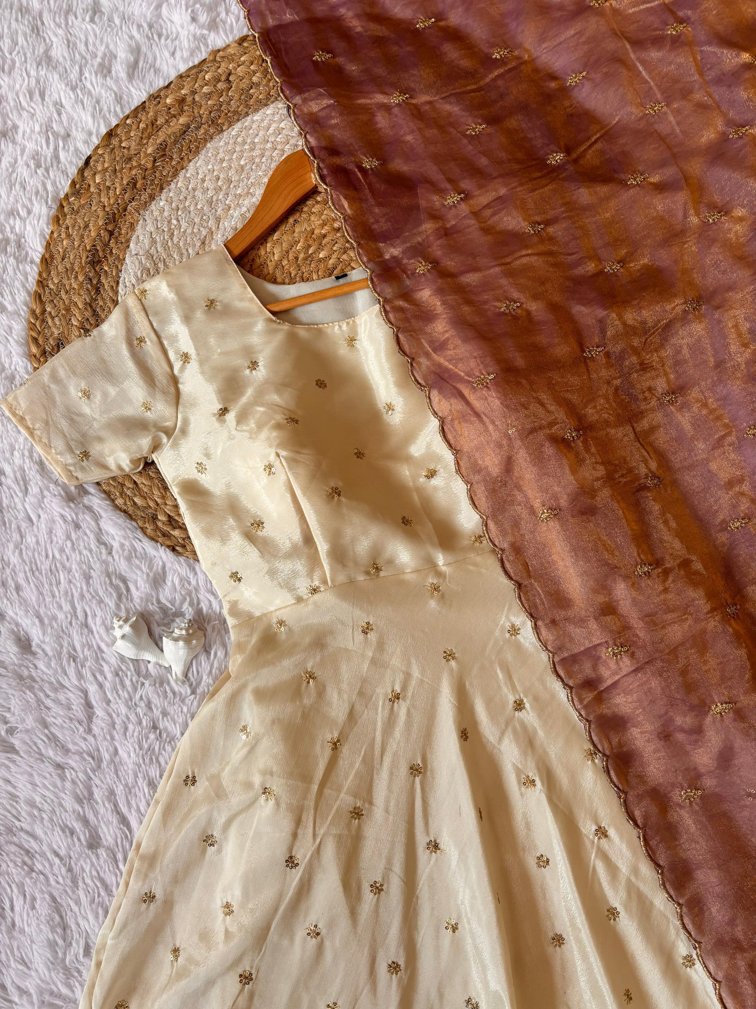 Pretty frock with dupatta