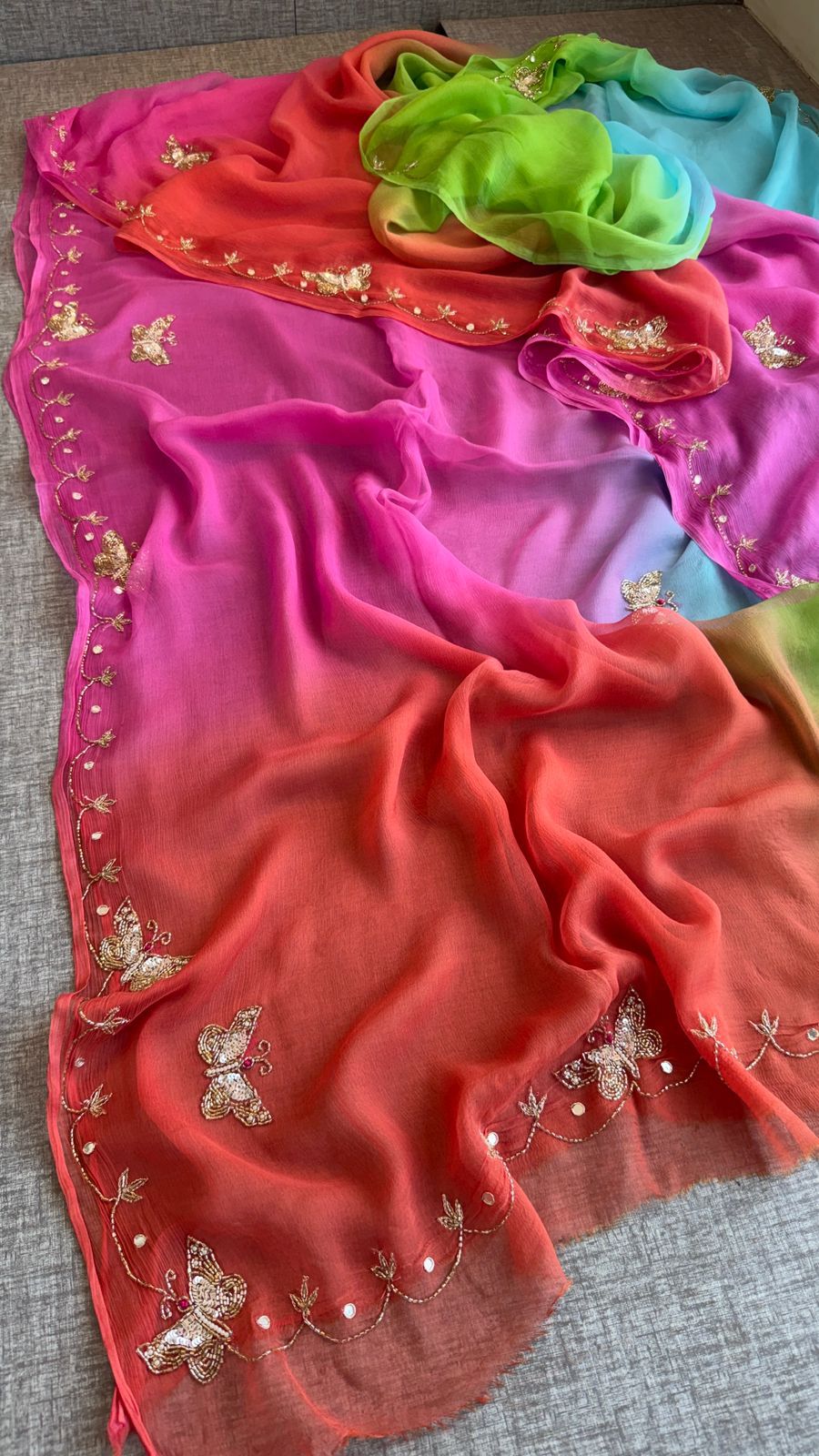 Sheela:  Chiffon sarees