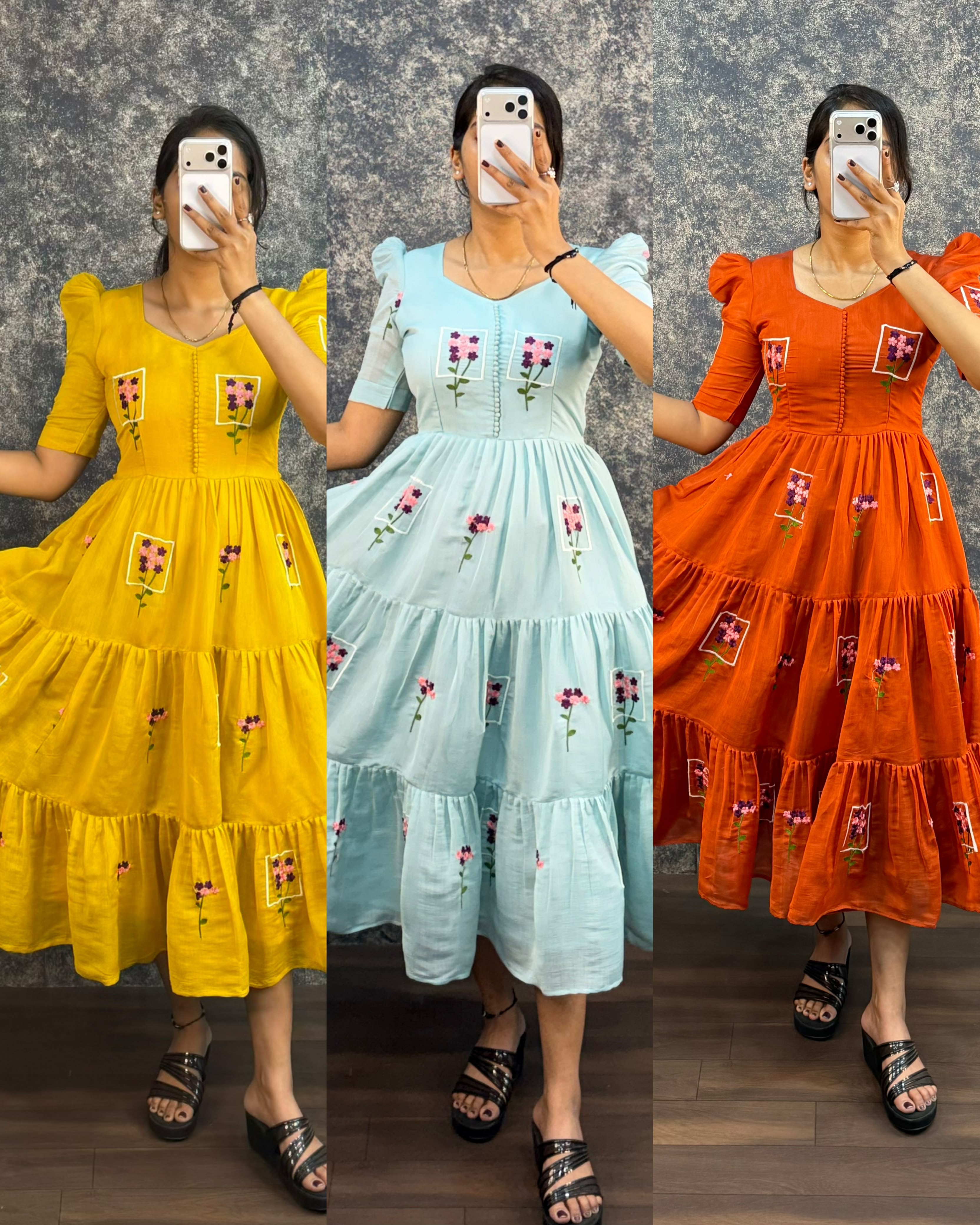 SEONA : mul cotton frocks