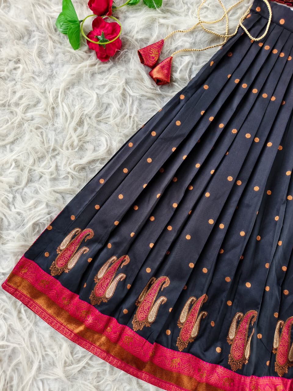 Tulasi : Kids Semi Pattu Lehenga 💕
