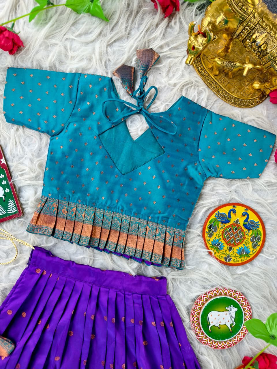 Tulasi : Kids Semi Pattu Lehenga 💕