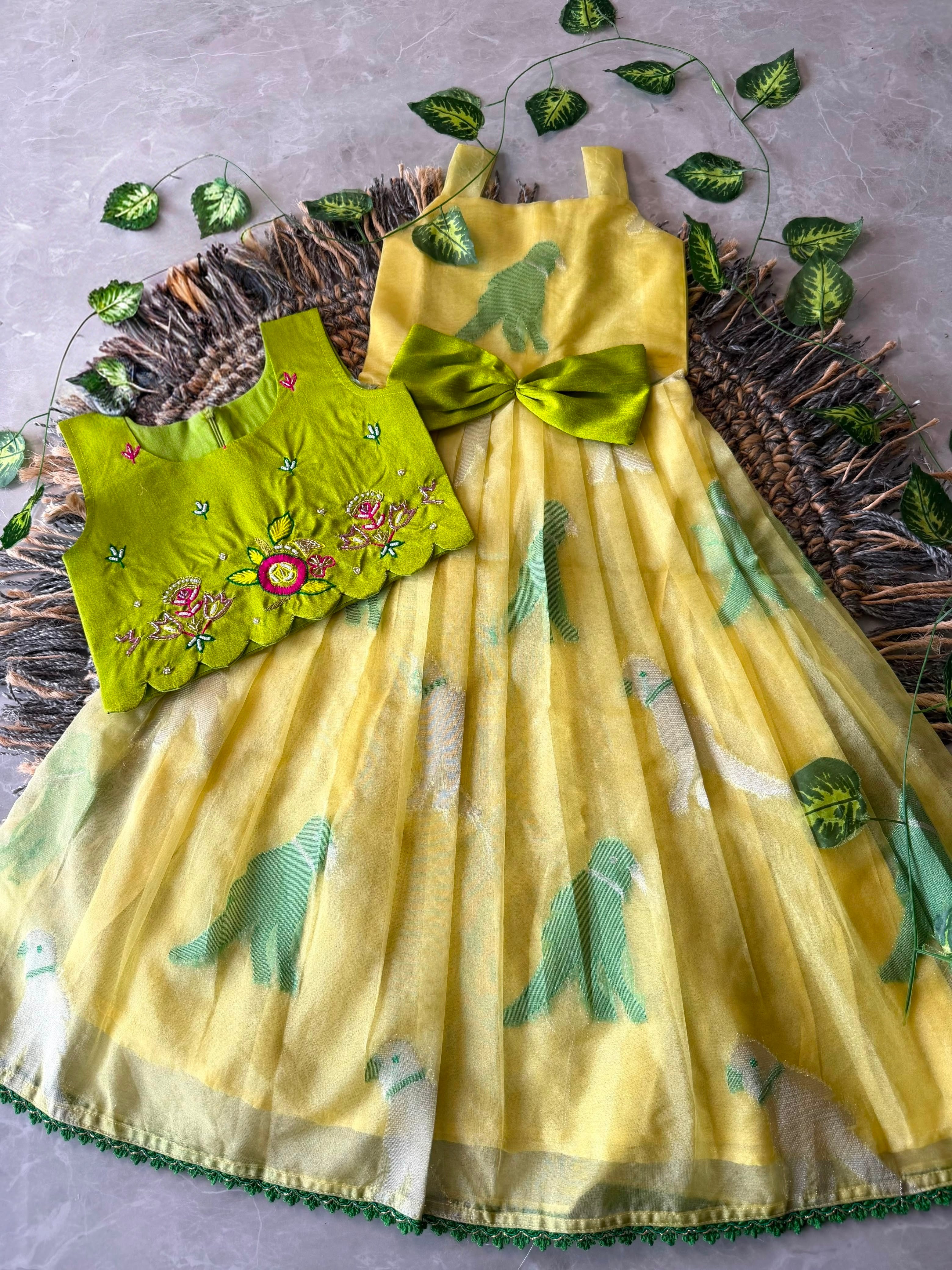 Sonam : 2 in one kids frock