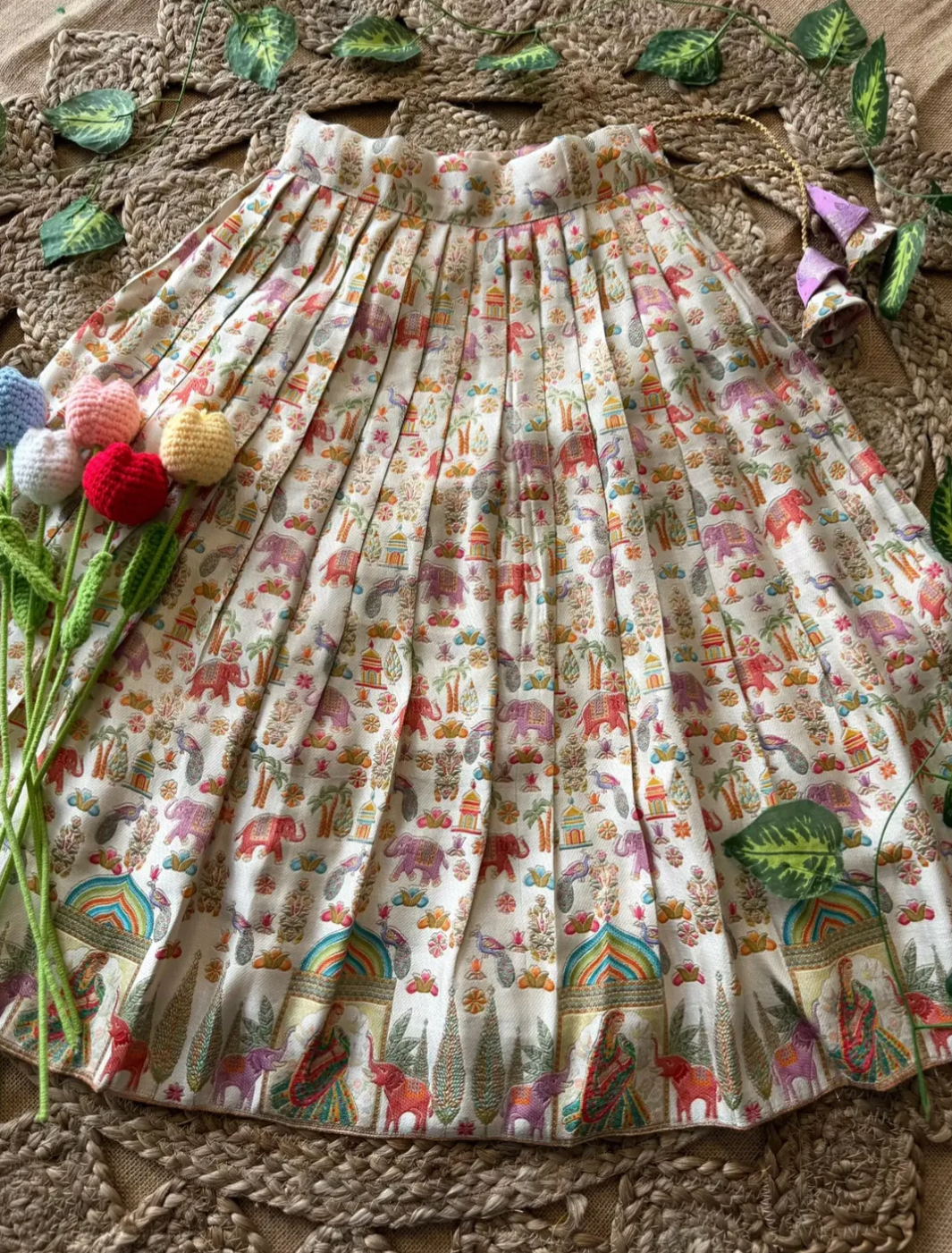 Gaji silk lehenga