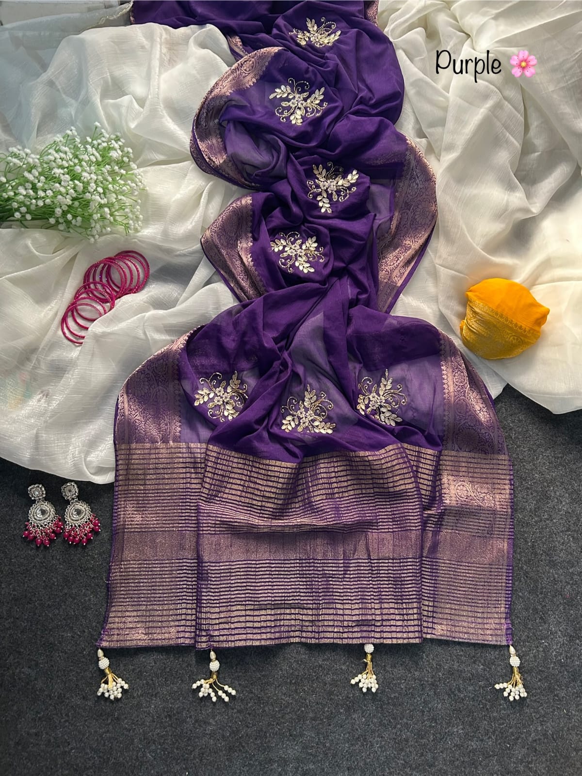 Anika : chinnon saree