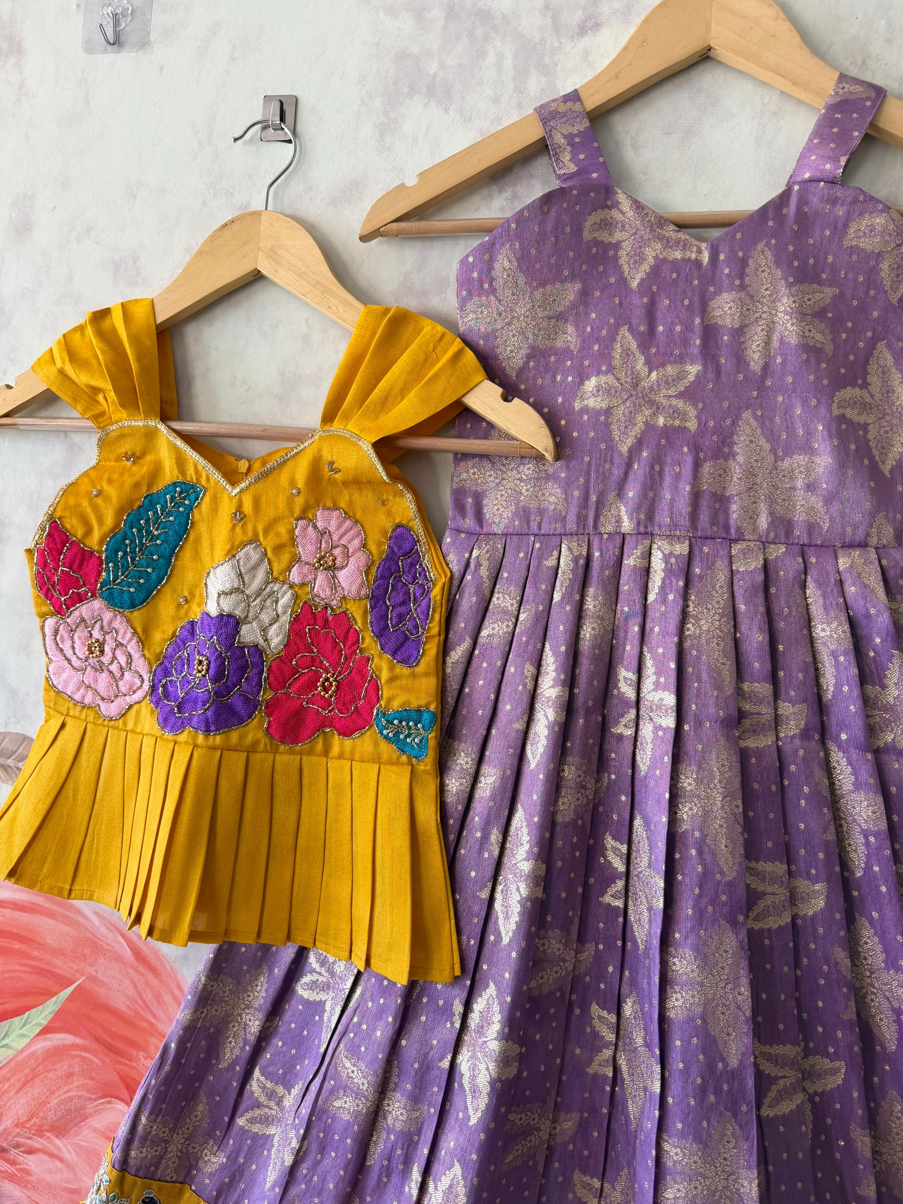 Diya : 2 In One kids Frock 💕