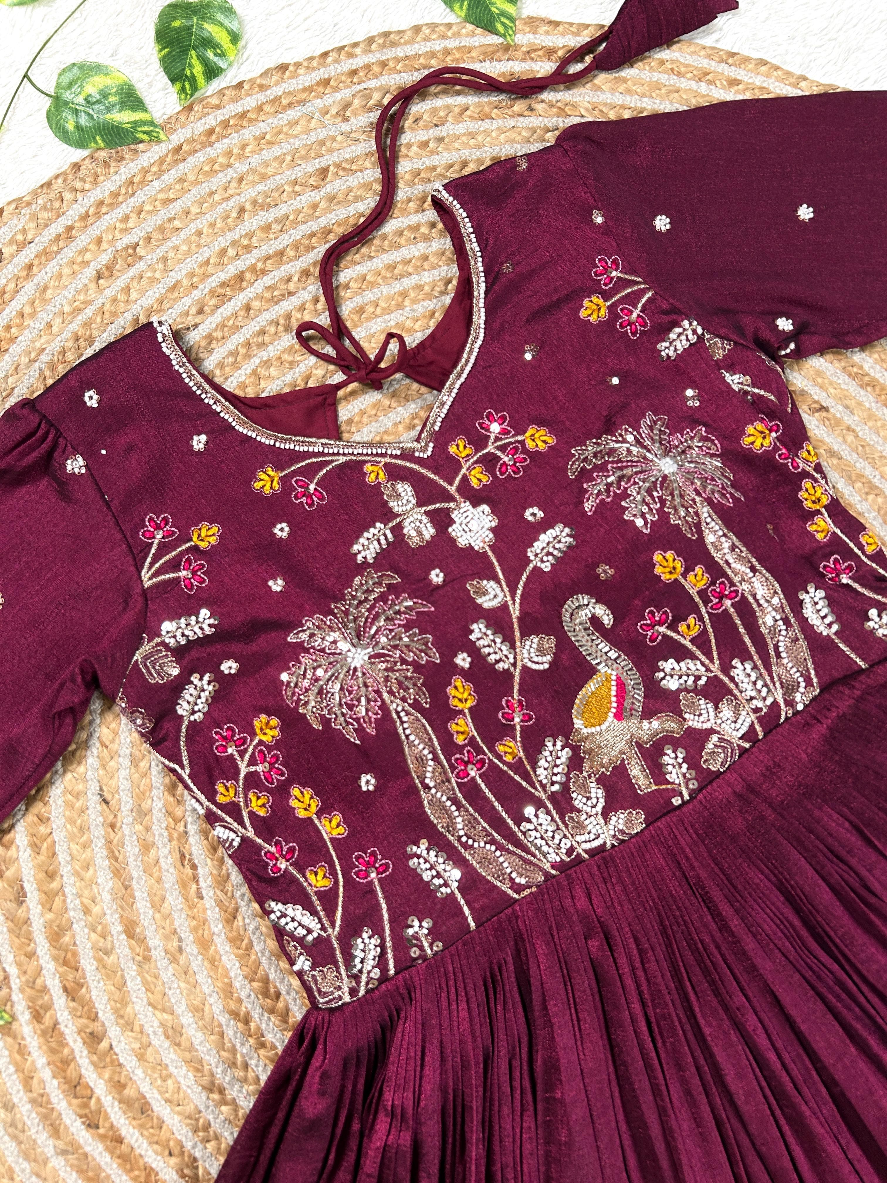 Shine ⭐ Pretty Maggam work frocks