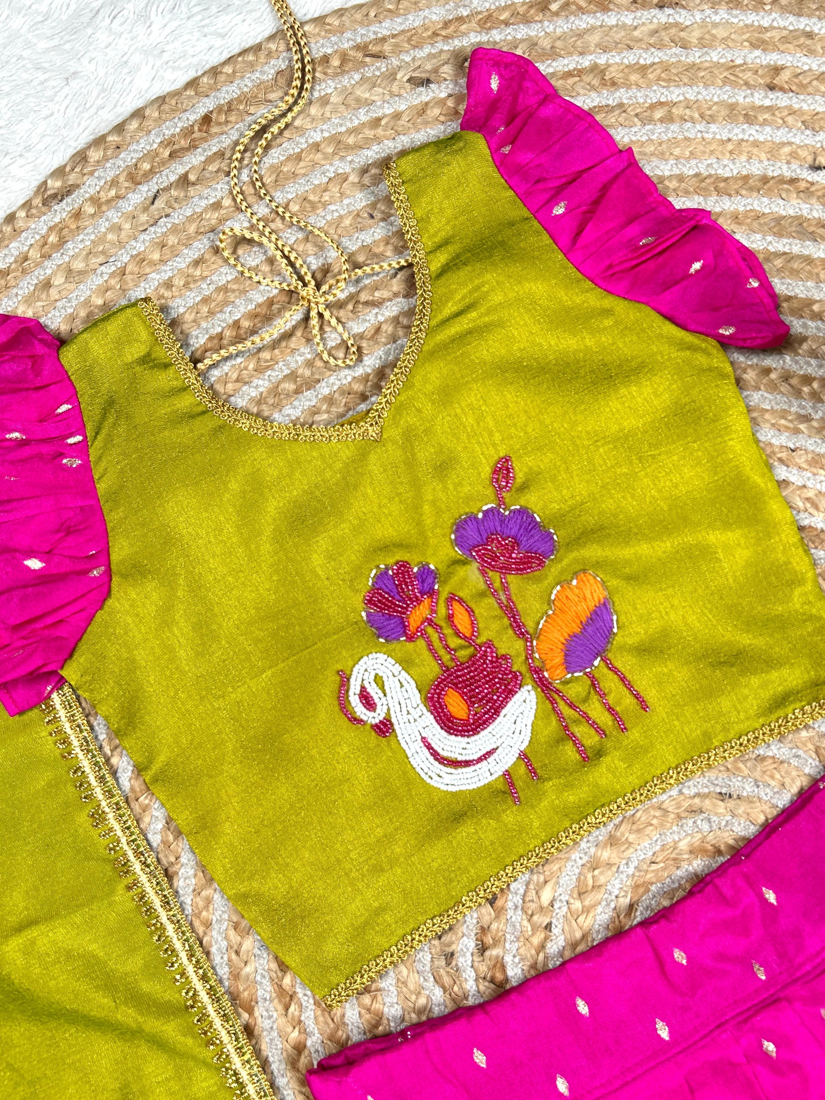 Kid half sarees