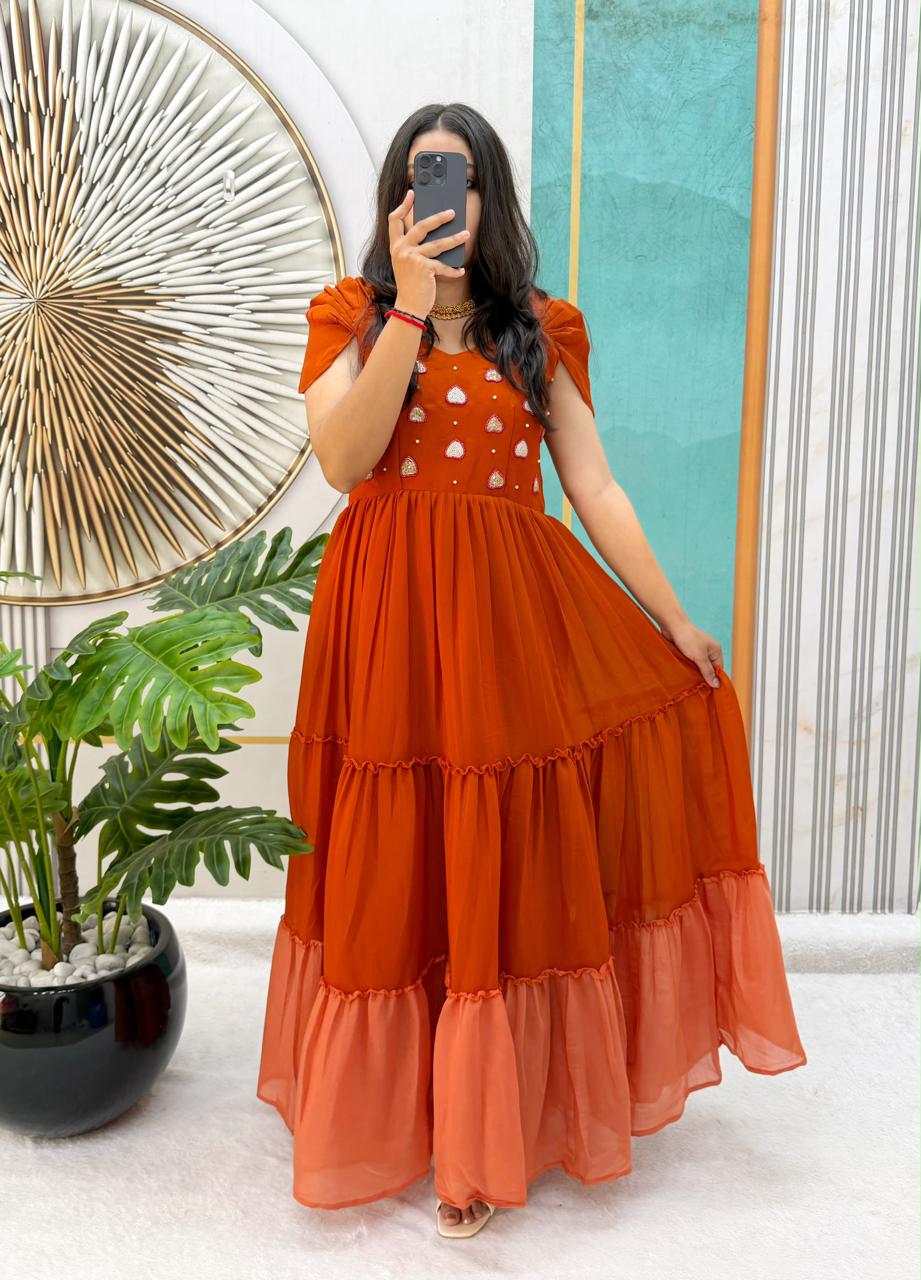 Leena : Mul Mul Cotton Frocks 💕