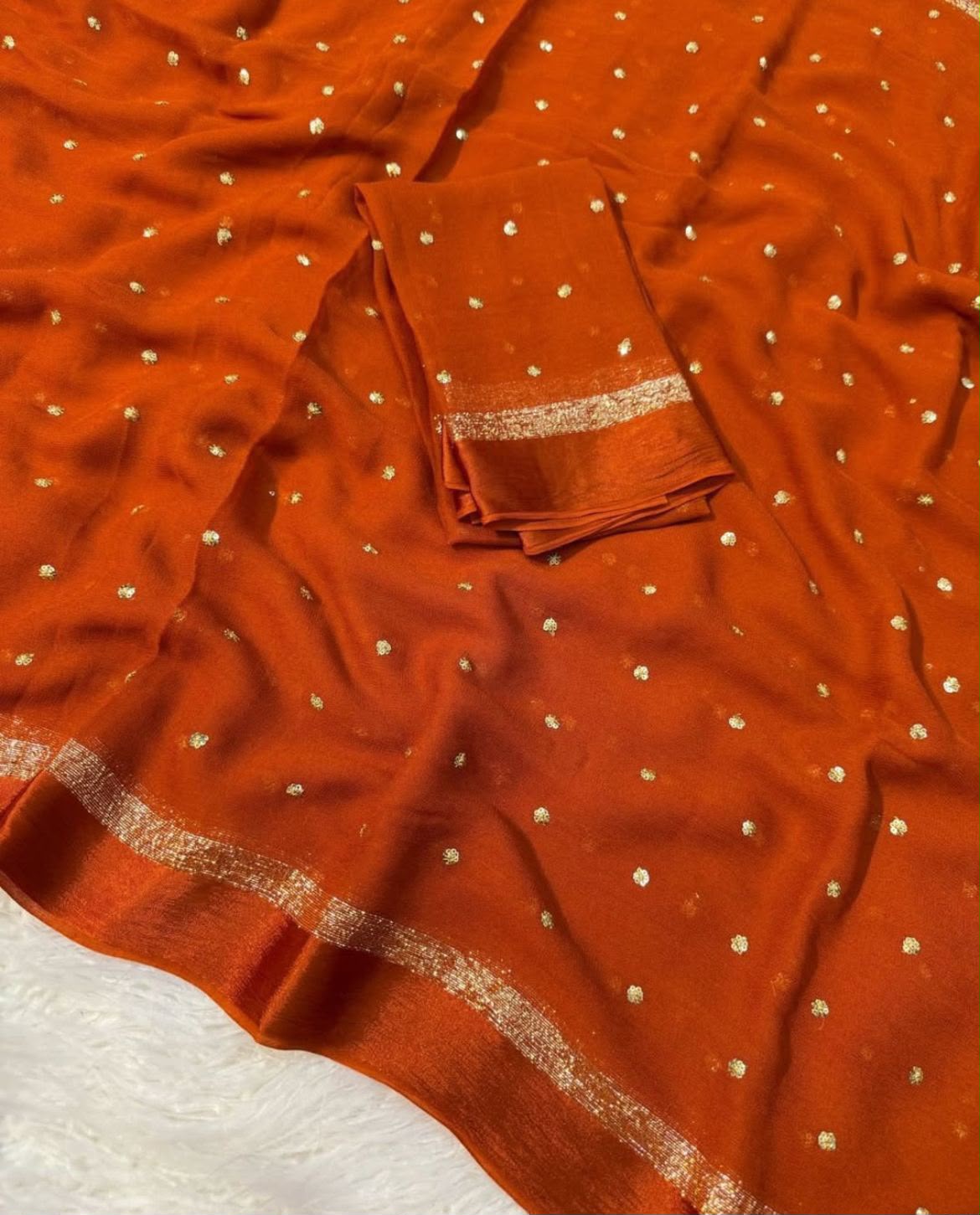 Brown : Pure Viscose Georgettes 💕