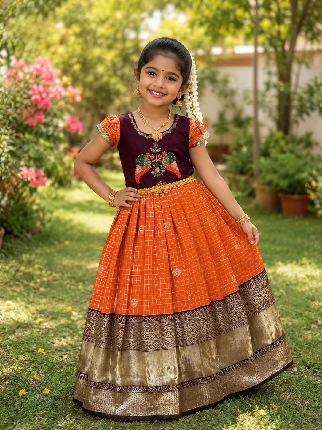 Nidhi : Traditional frocks