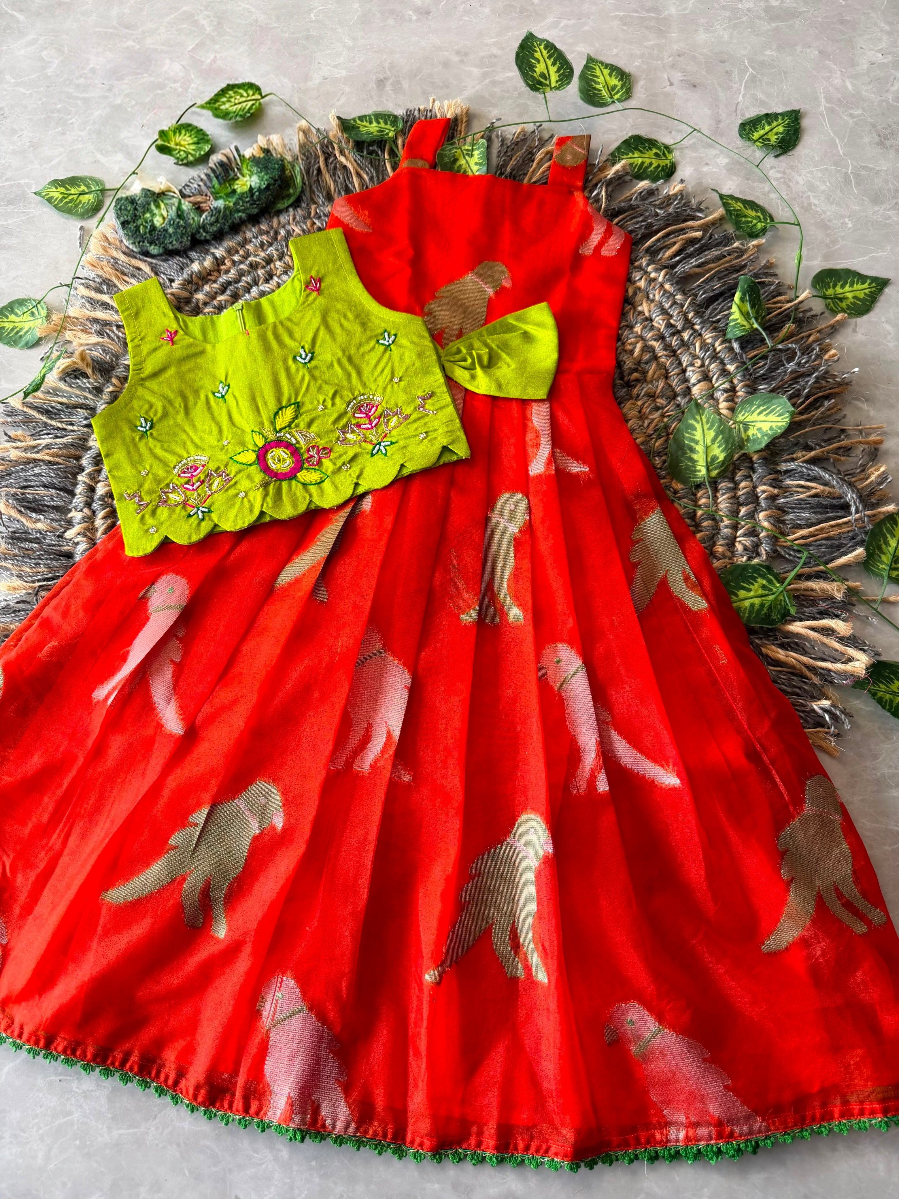 Sonam : 2 in one kids frock