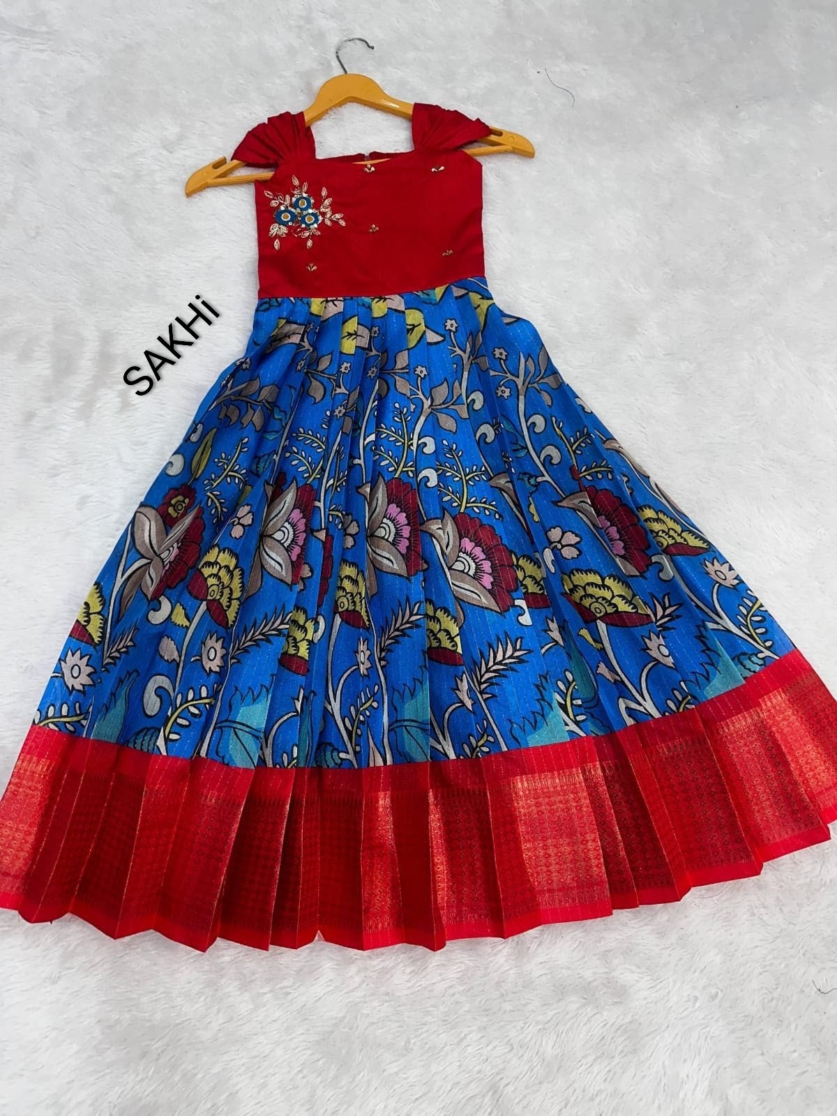 Zuyi : kalamkari Kids frocks