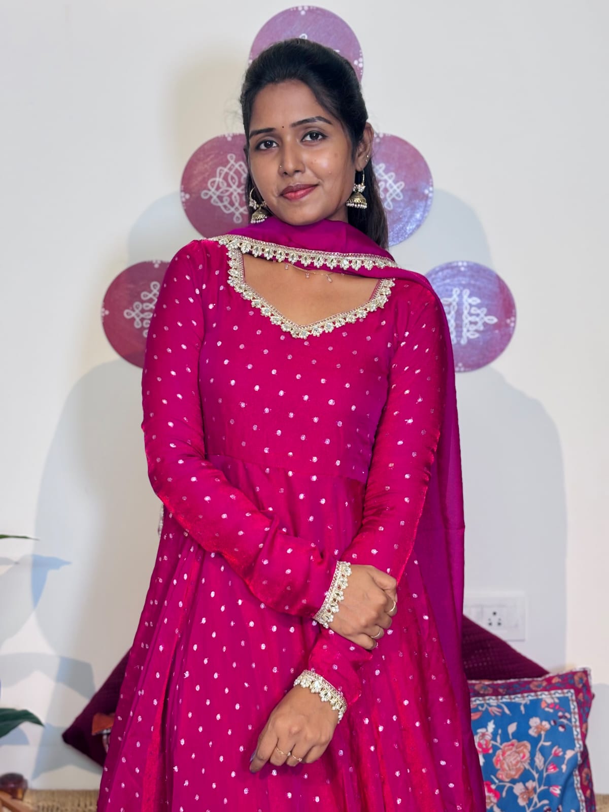 Monisha : Trending Anarkali outfit