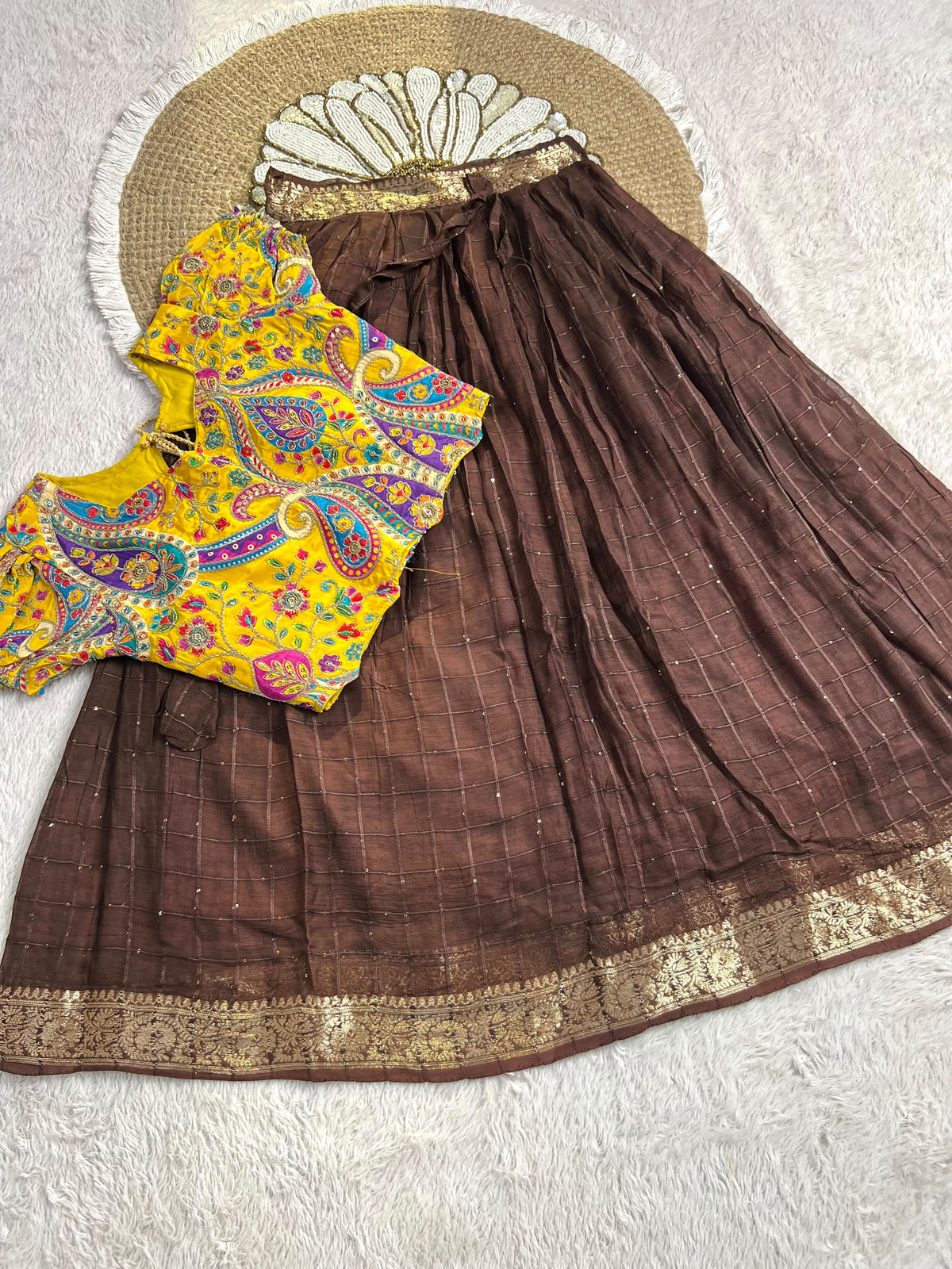 Sarani : Vintage kids Lehengas