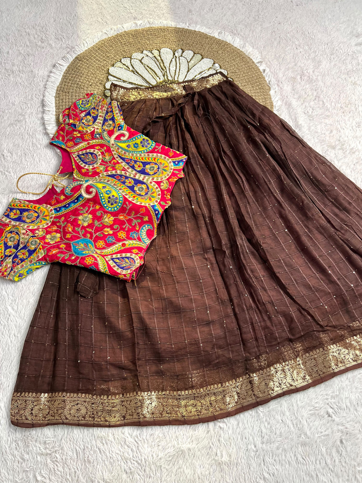 Sarani : Vintage kids Lehengas