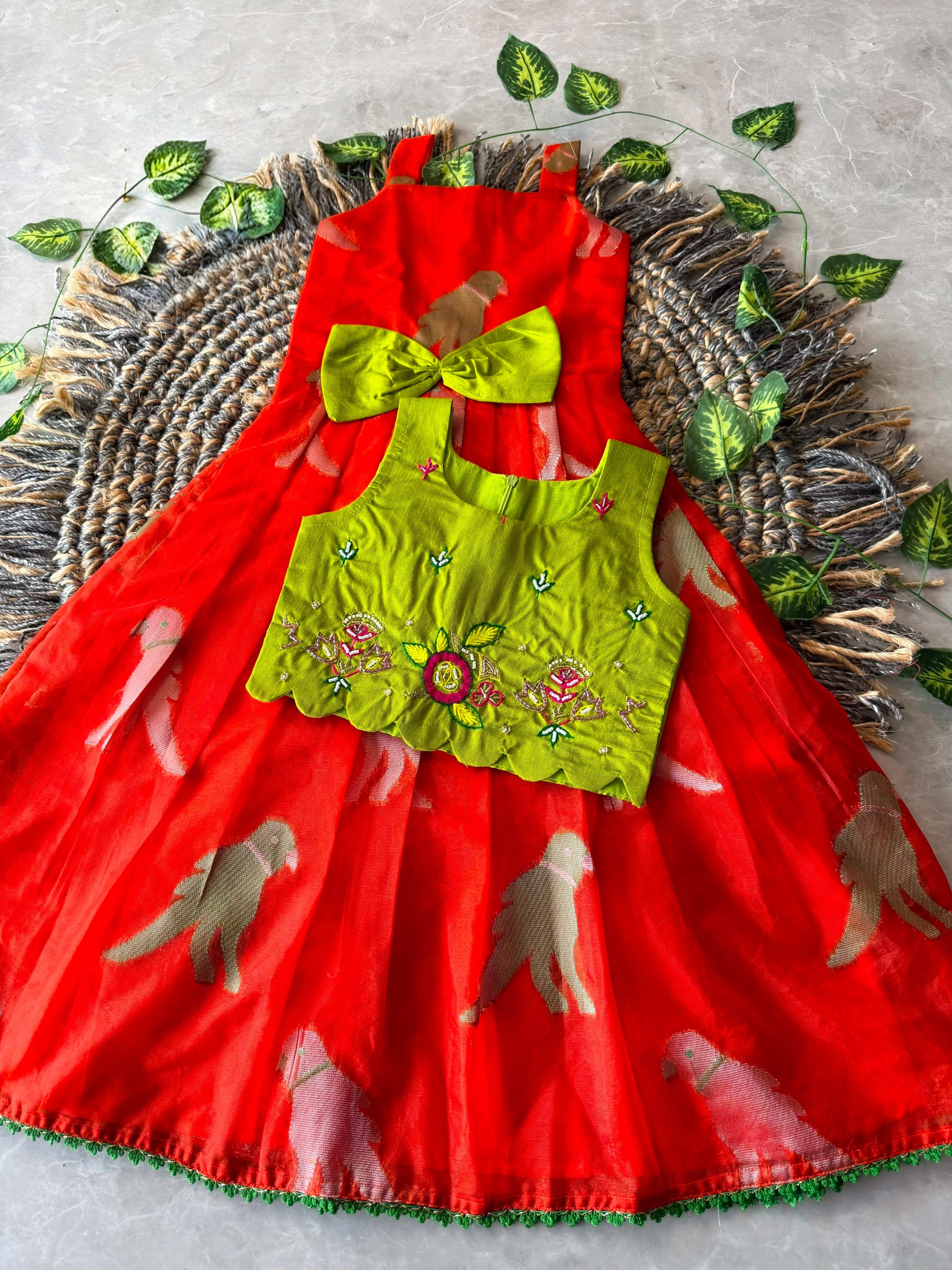 Sonam : 2 in one kids frock