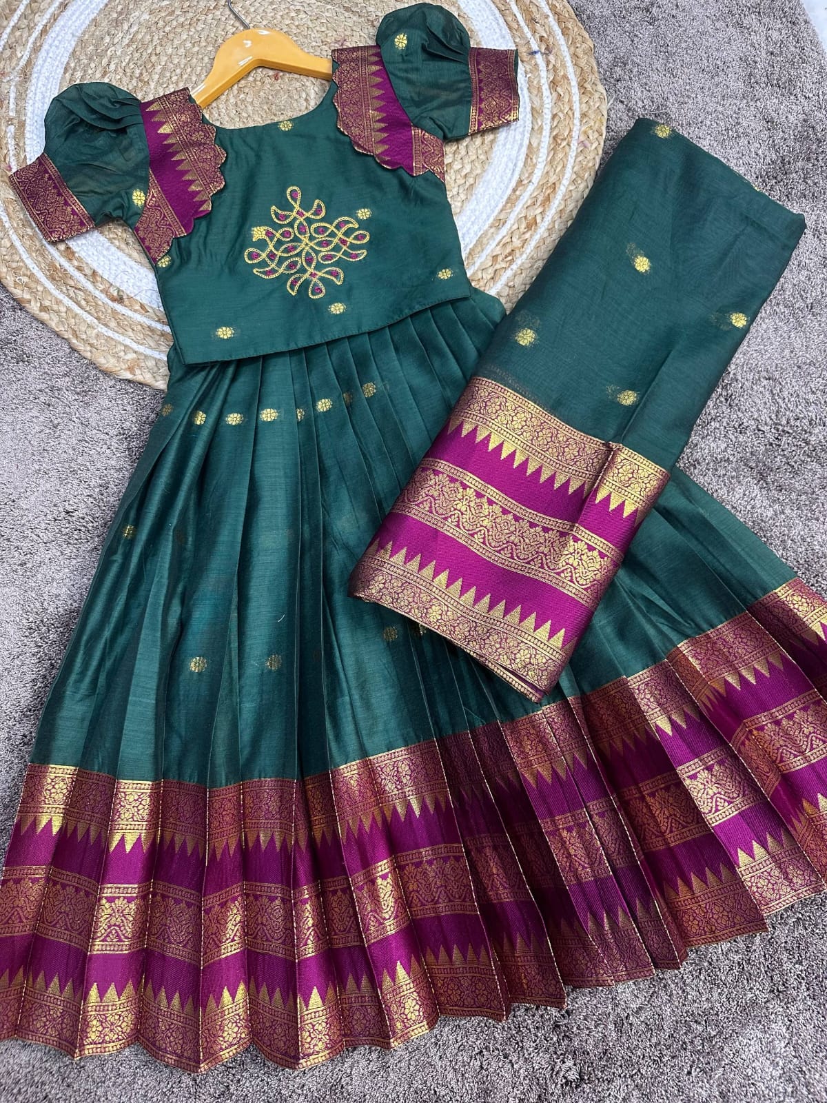 Komali half saree