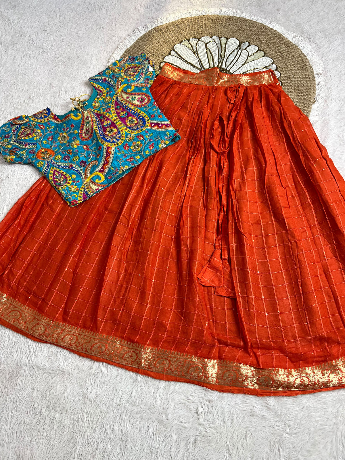 Sarani : Vintage kids Lehengas