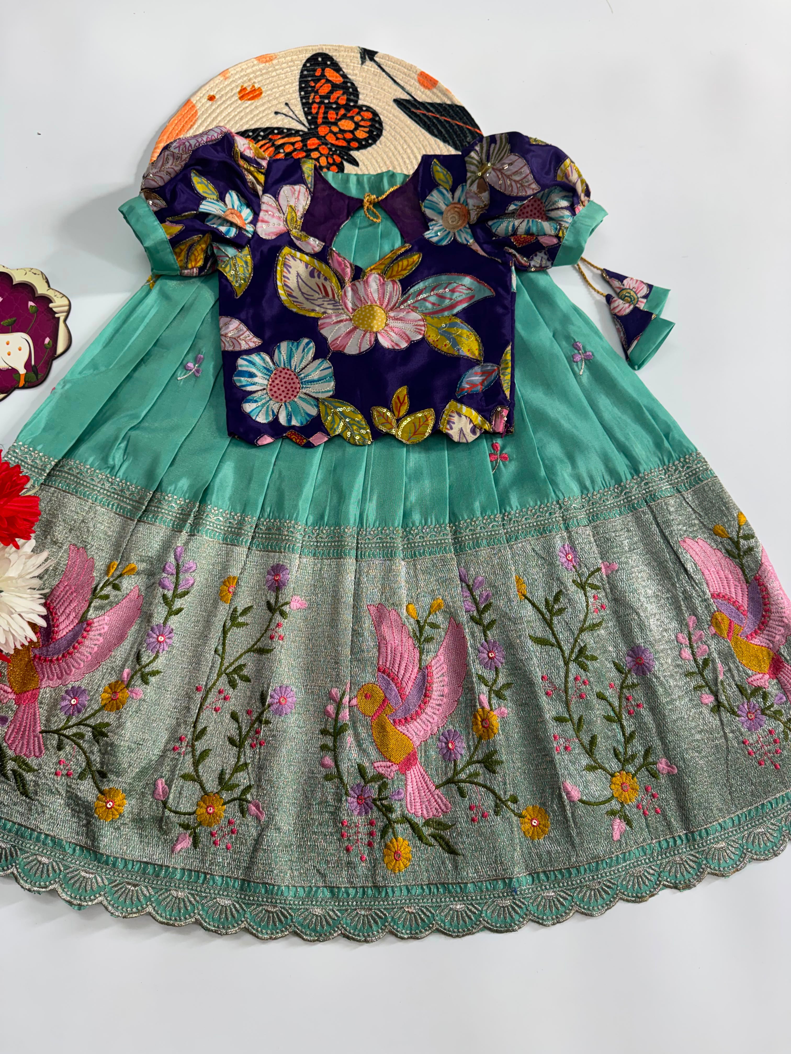 Janani : Premium Kids Lehenga