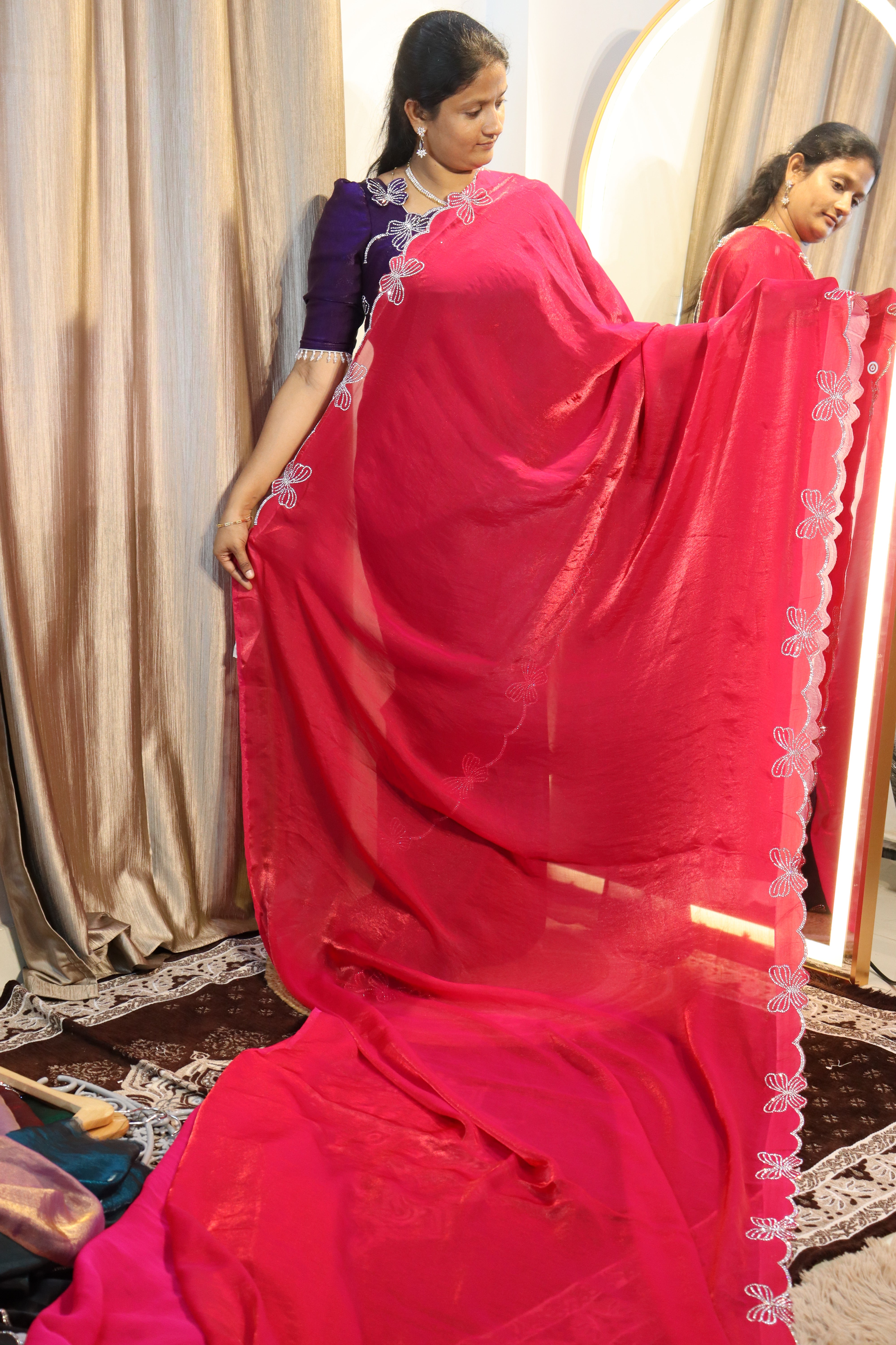 Butterfly Space Silk sarees