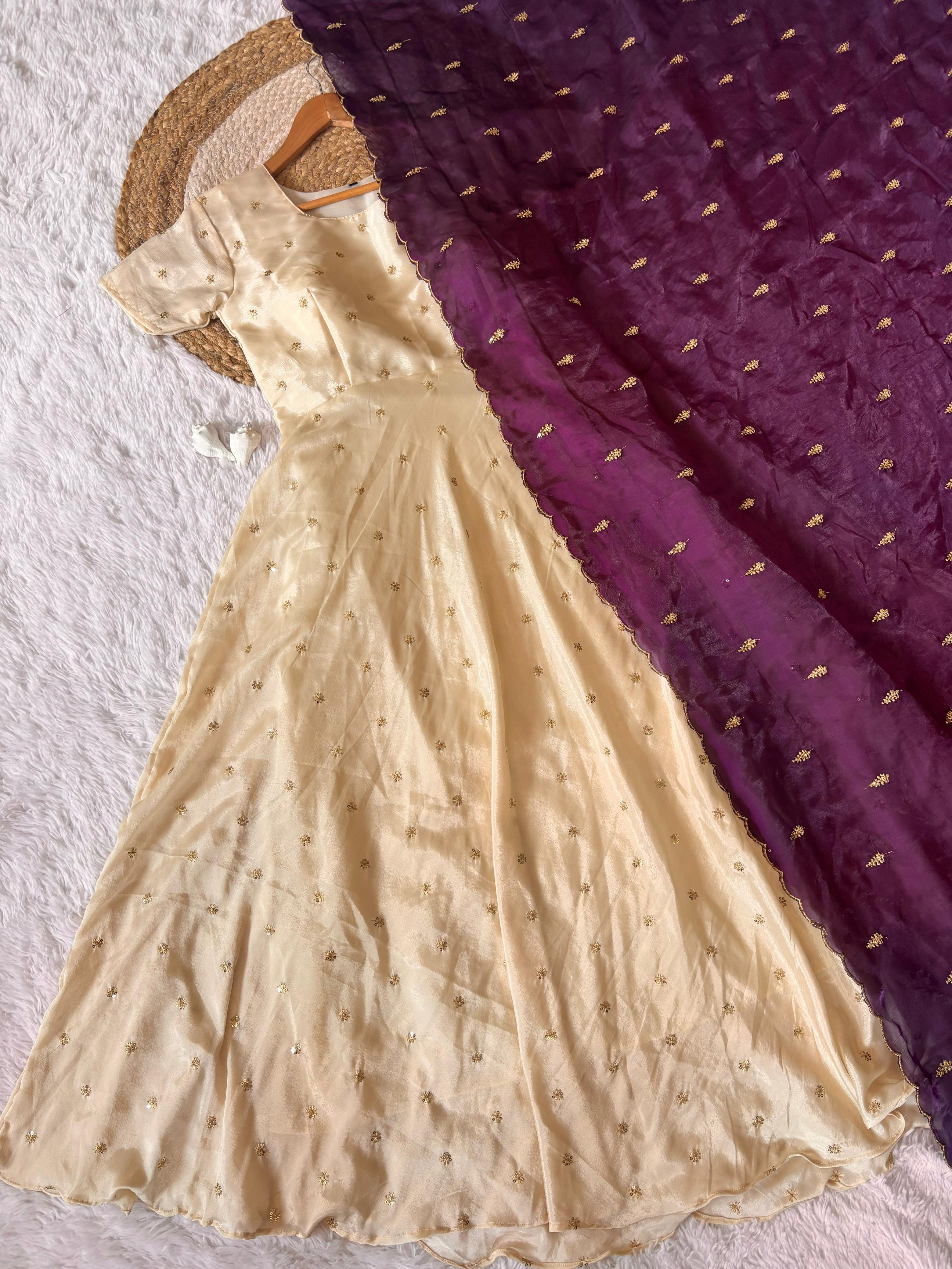 Pretty frock with dupatta