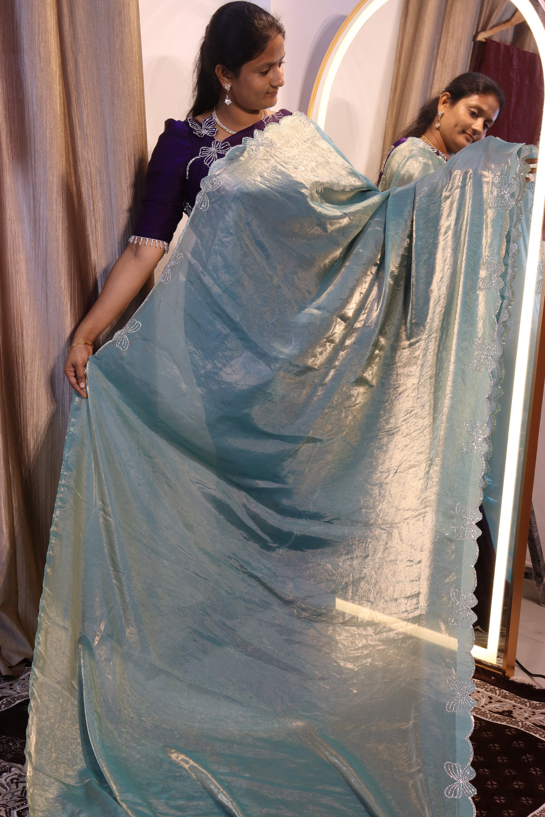 Butterfly Space Silk sarees