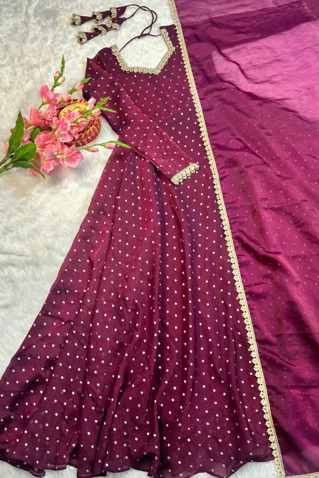 Monisha : Trending Anarkali outfit