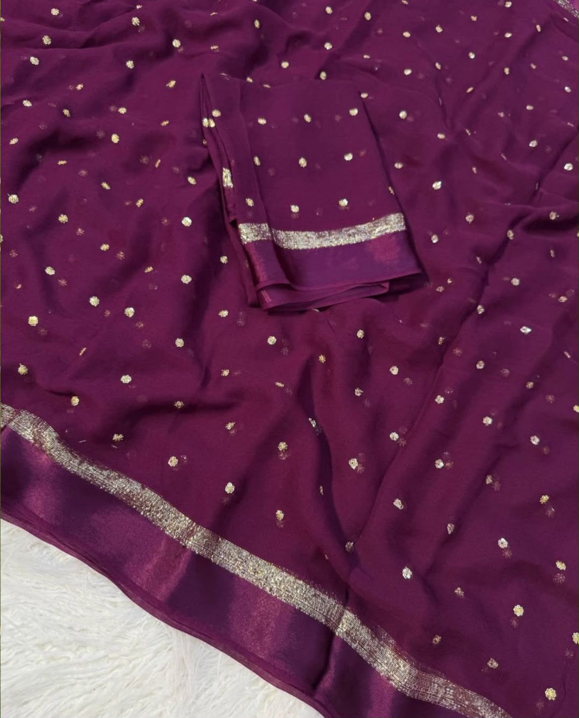 Brown : Pure Viscose Georgettes 💕