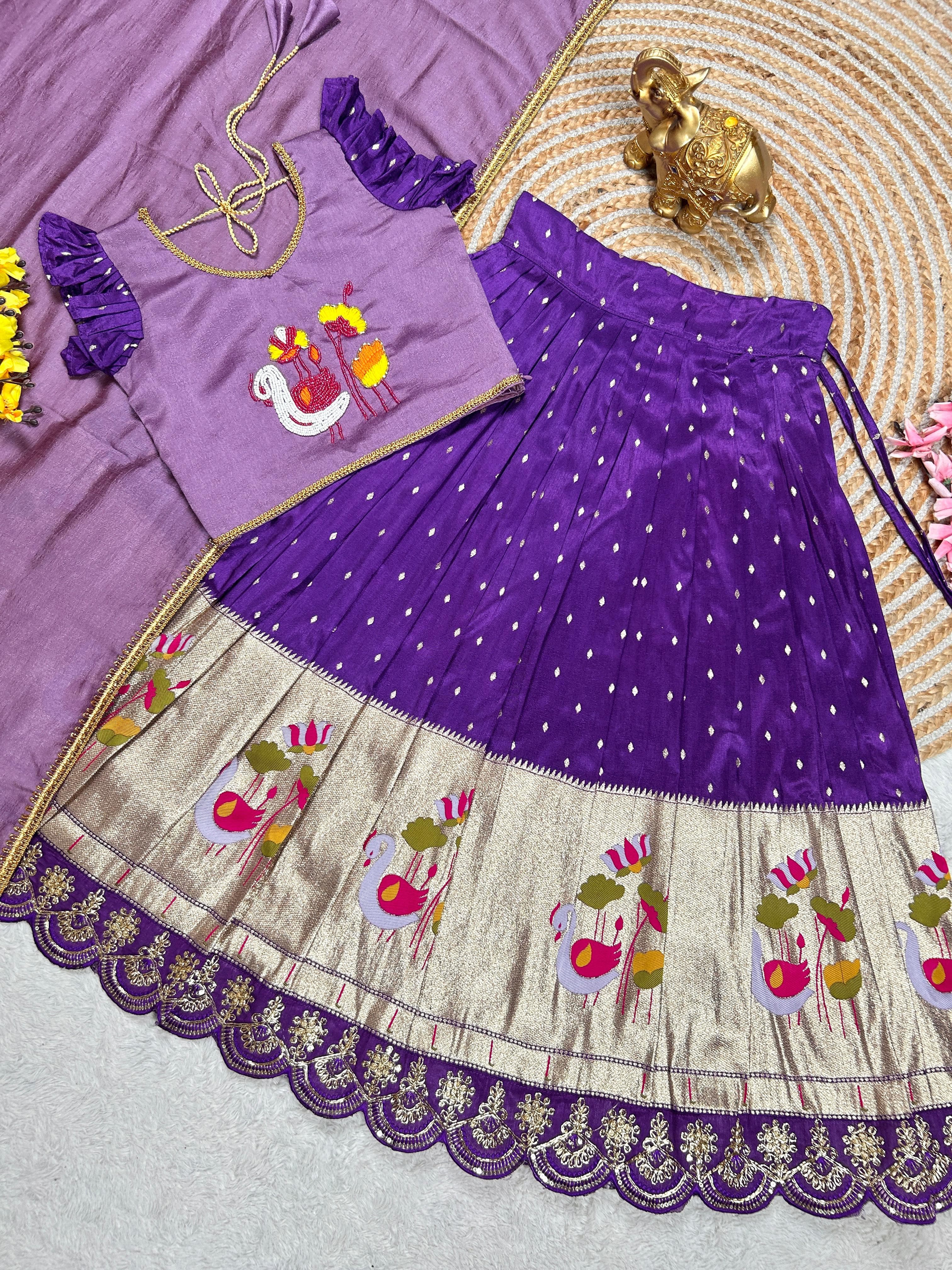 Kid half sarees