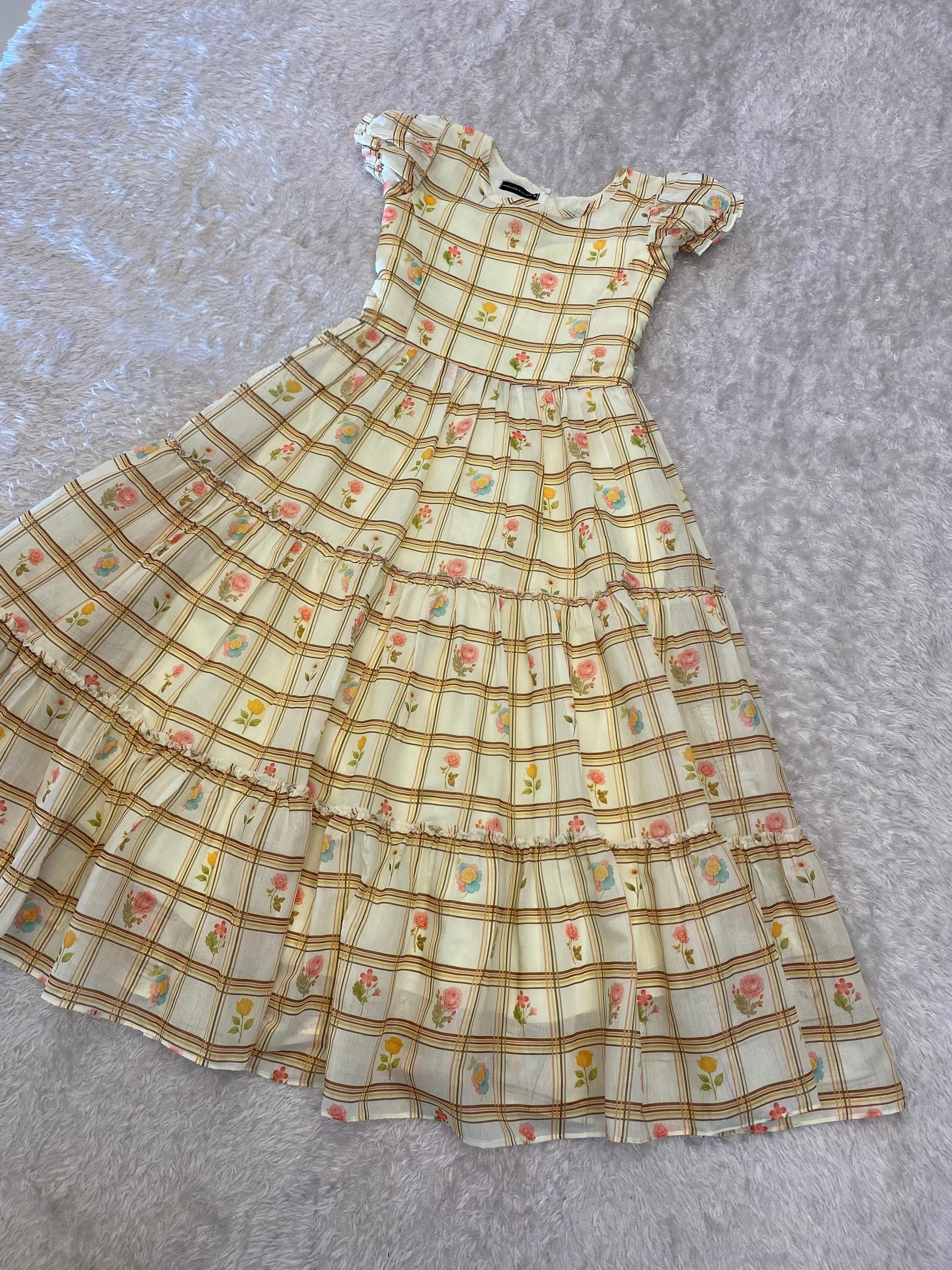 Lyla: Soft Mul chandheri frock 💚💕
