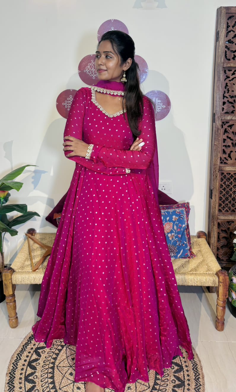 Monisha : Trending Anarkali outfit