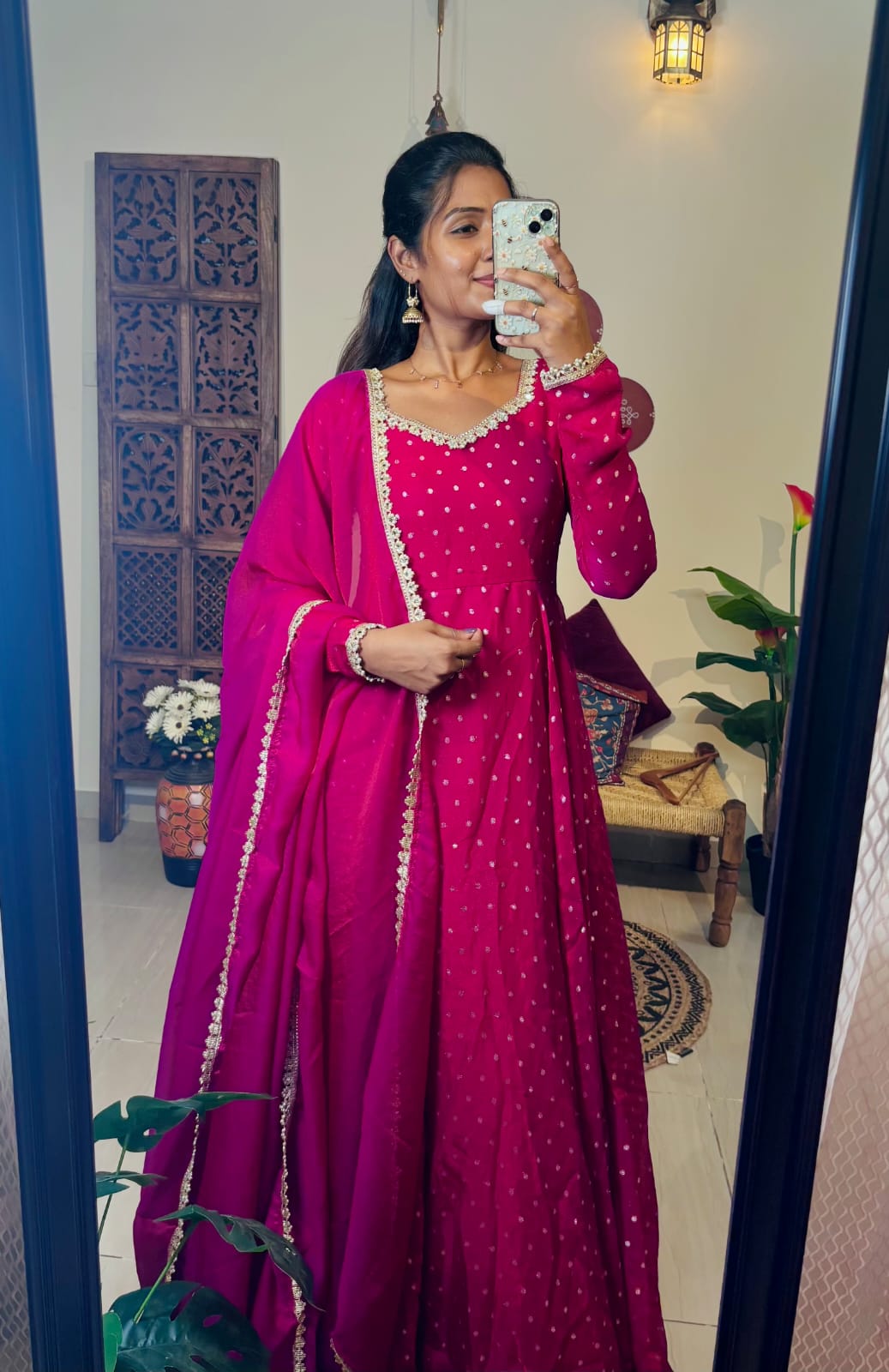 Monisha : Trending Anarkali outfit