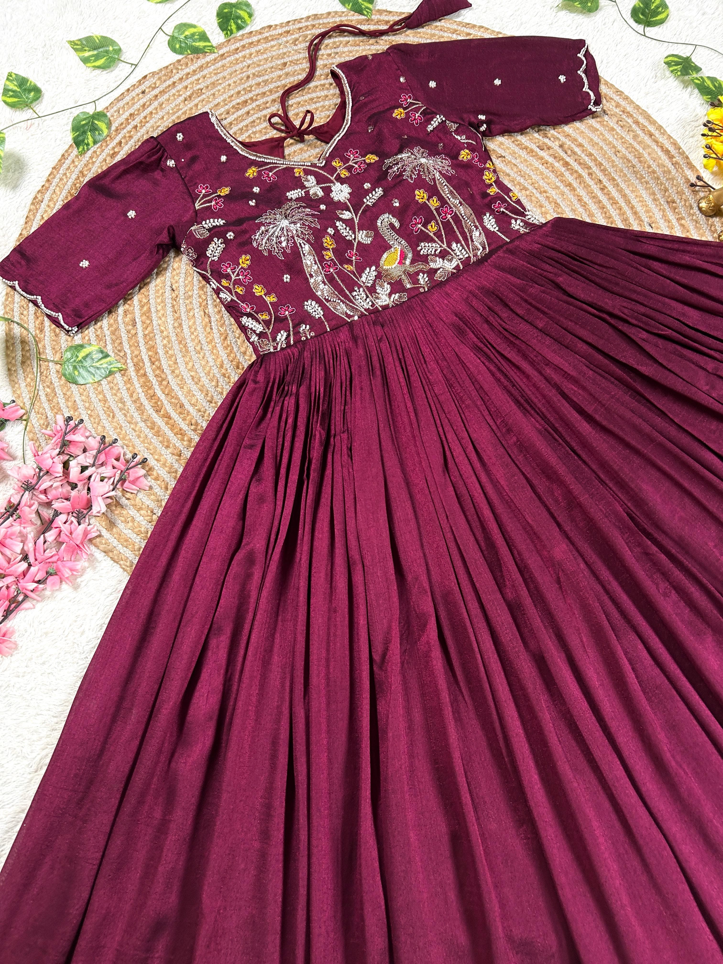 Shine ⭐ Pretty Maggam work frocks