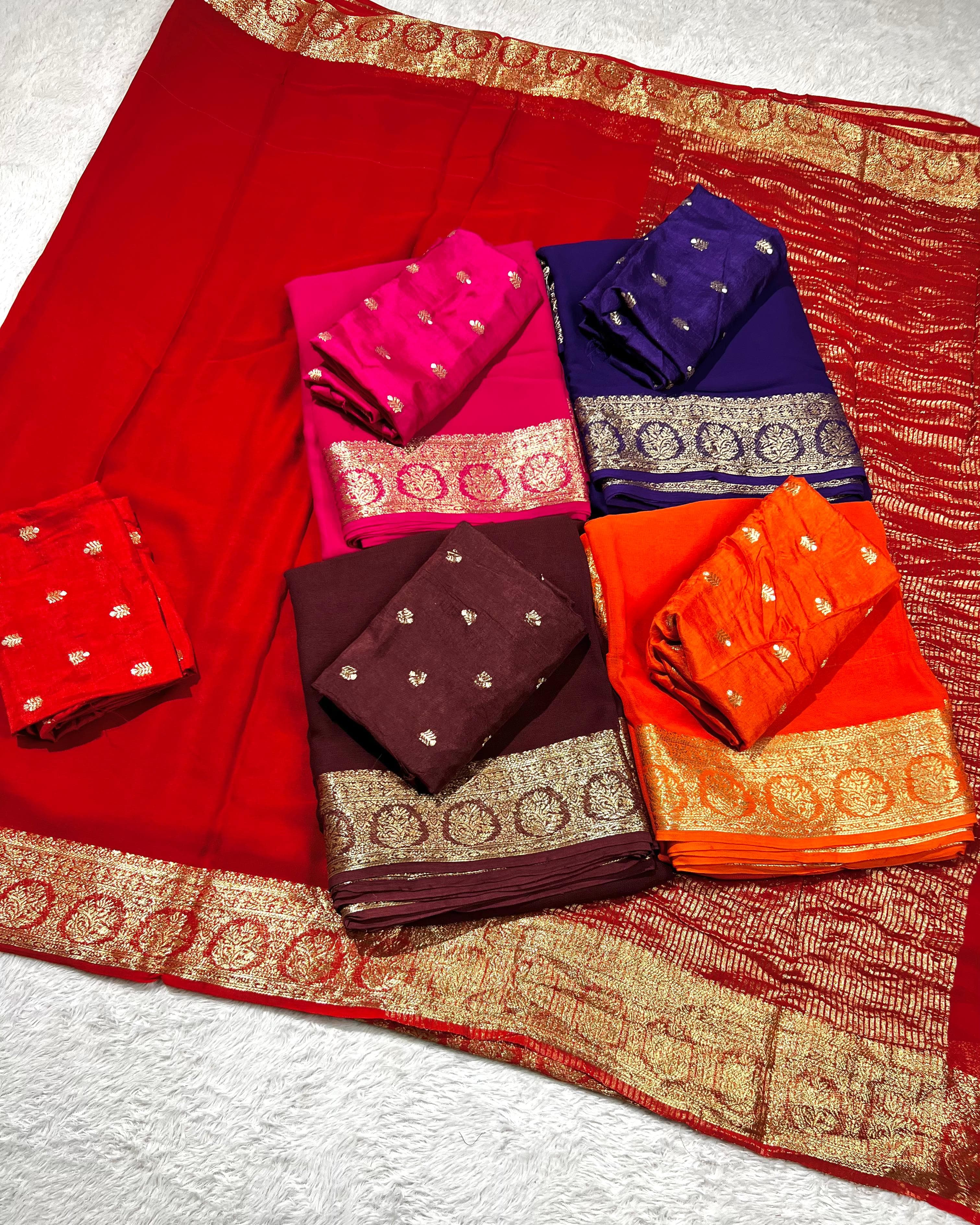 Sanjana: Pure Viscose silk sarees