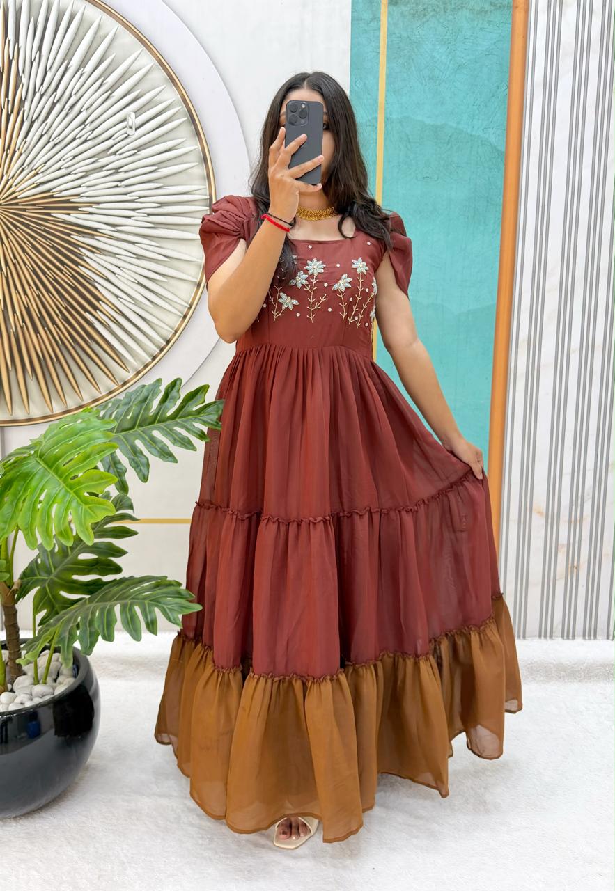 Leena : Mul Mul Cotton Frocks 💕