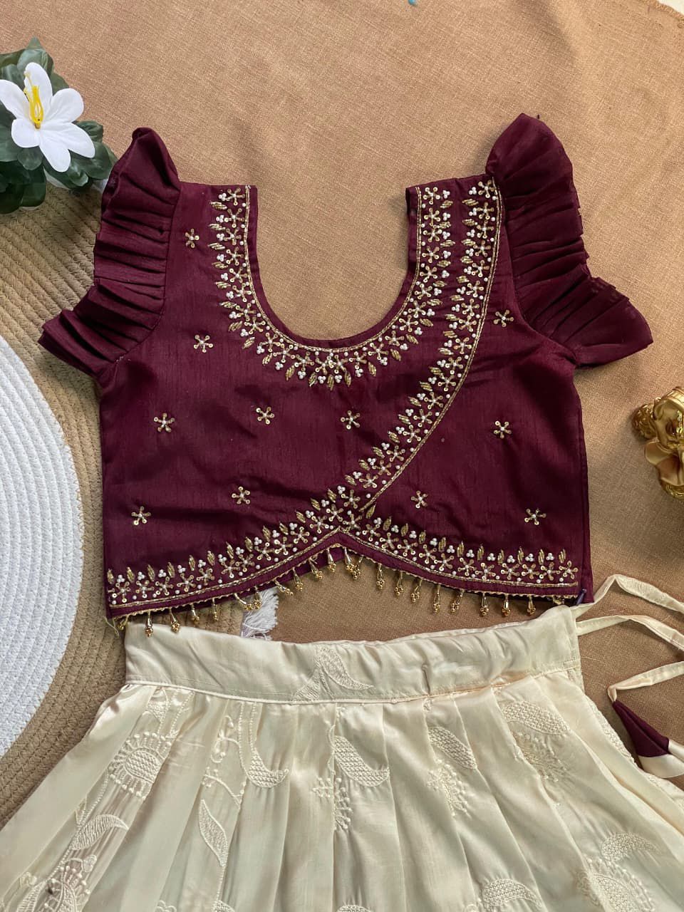 Kundanapu Bomma Kids Lehengas