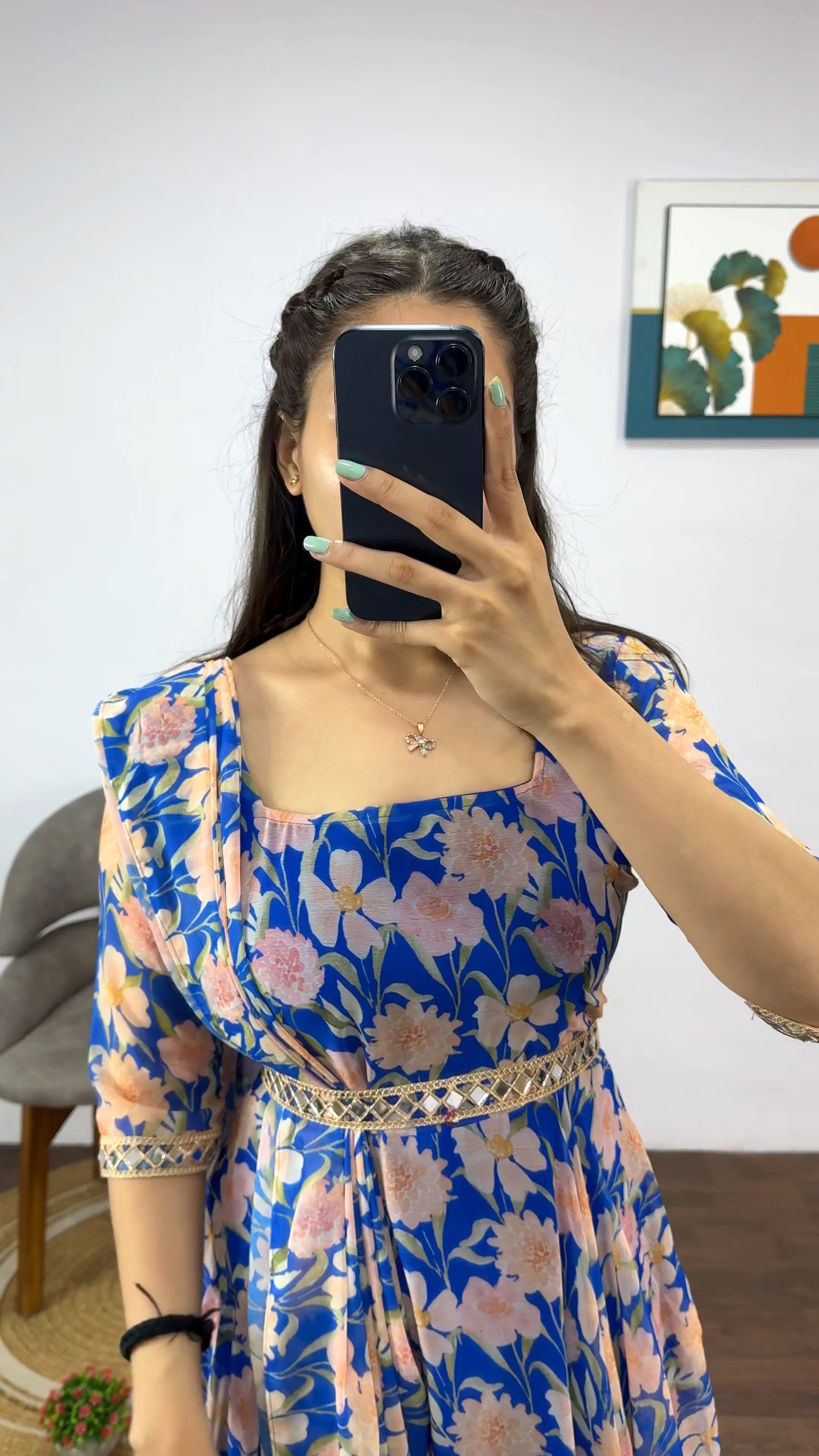 Sofy : Saree gown Frocks