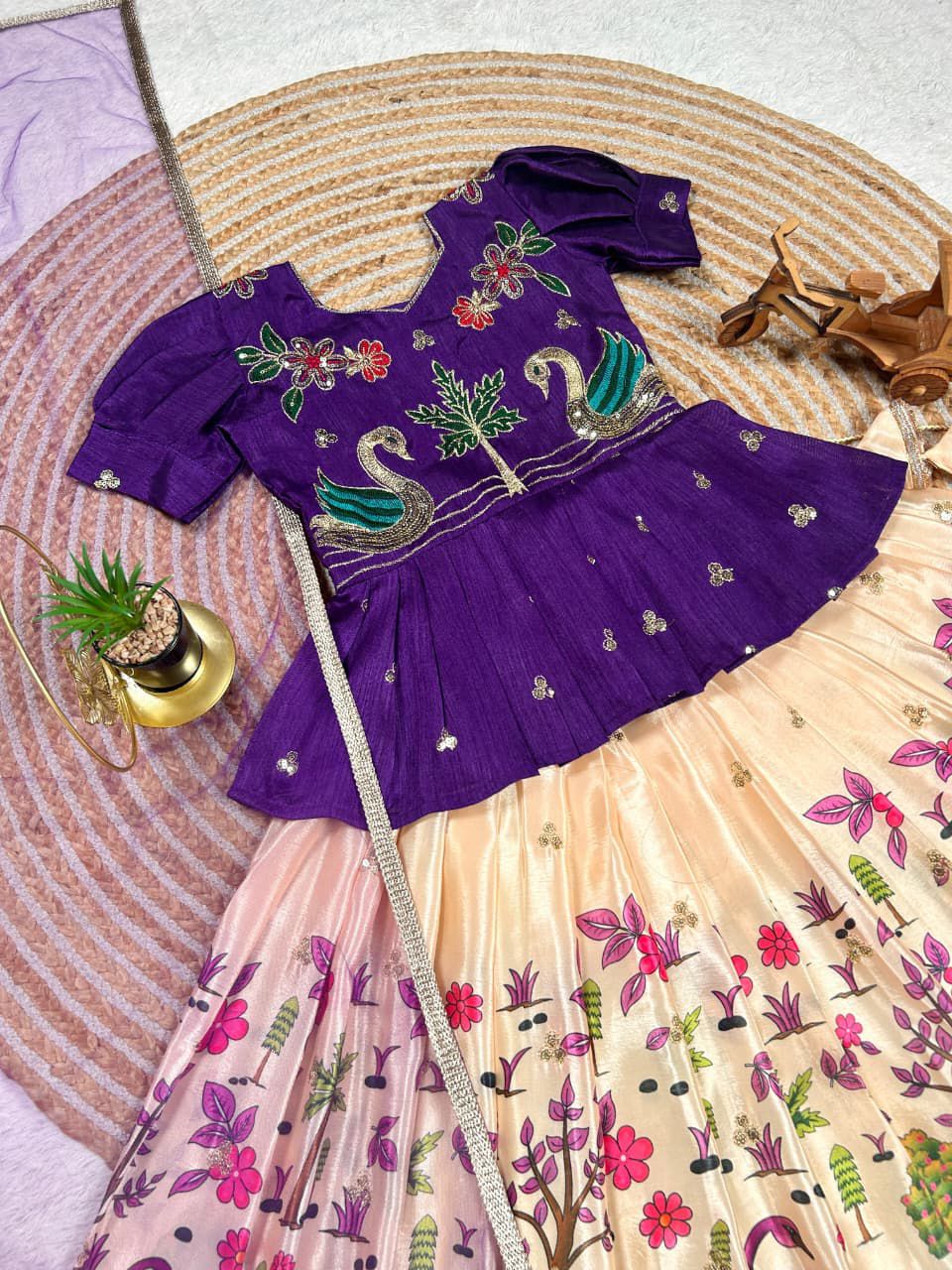 Kids lehenga set