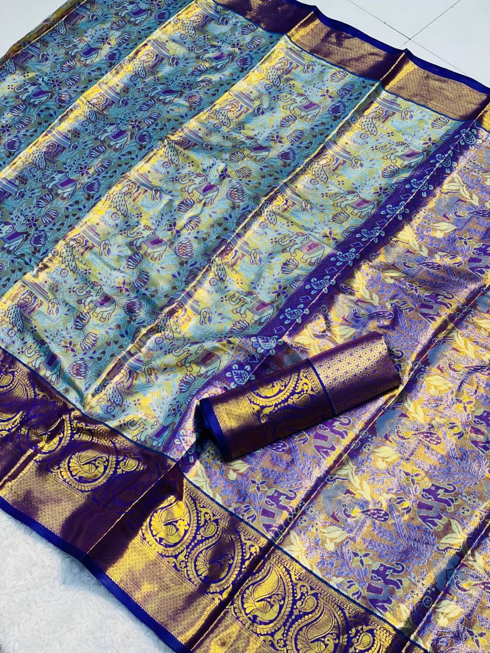 Semi Kanchi silk sarees