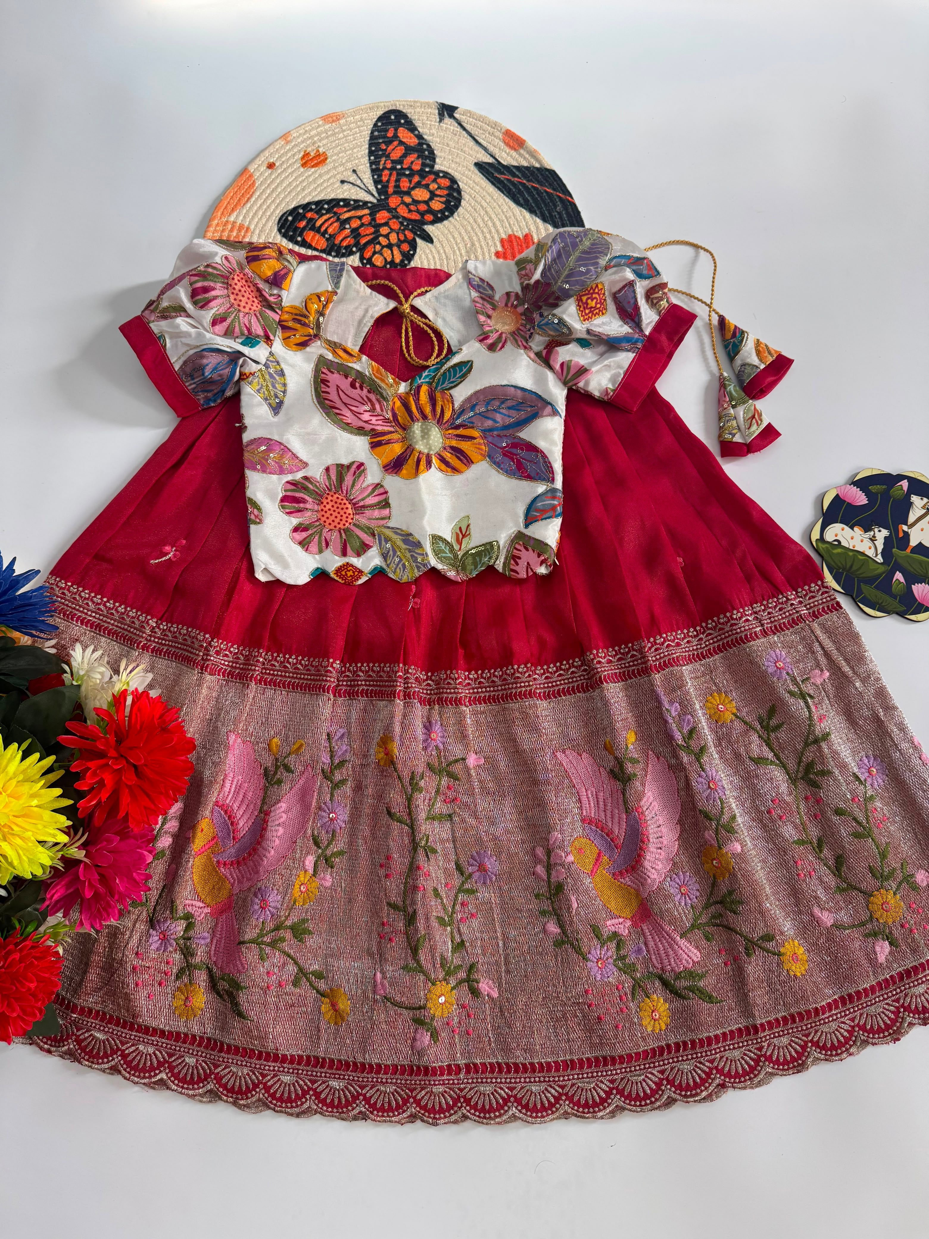 Janani : Premium Kids Lehenga