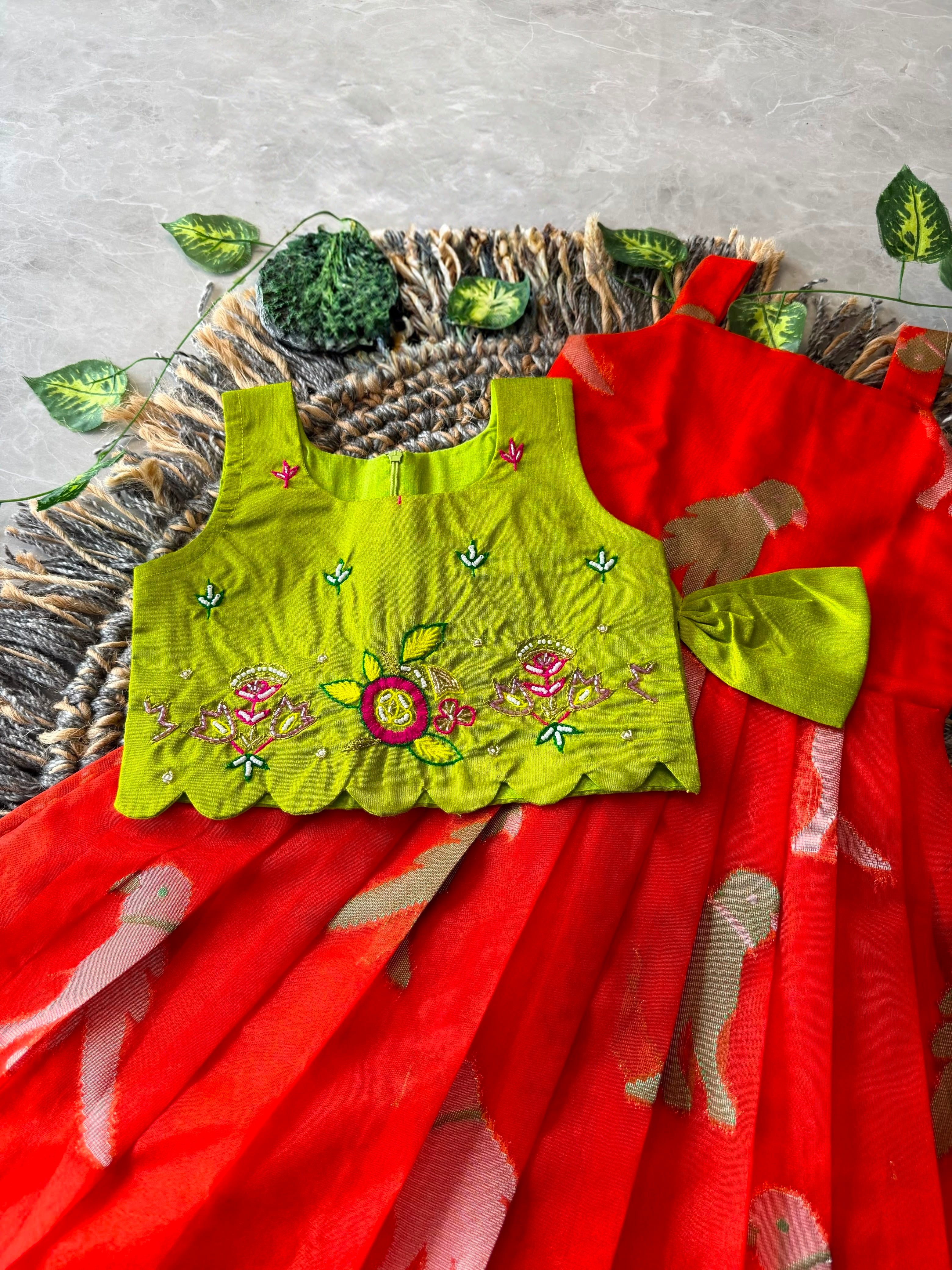 Sonam : 2 in one kids frock