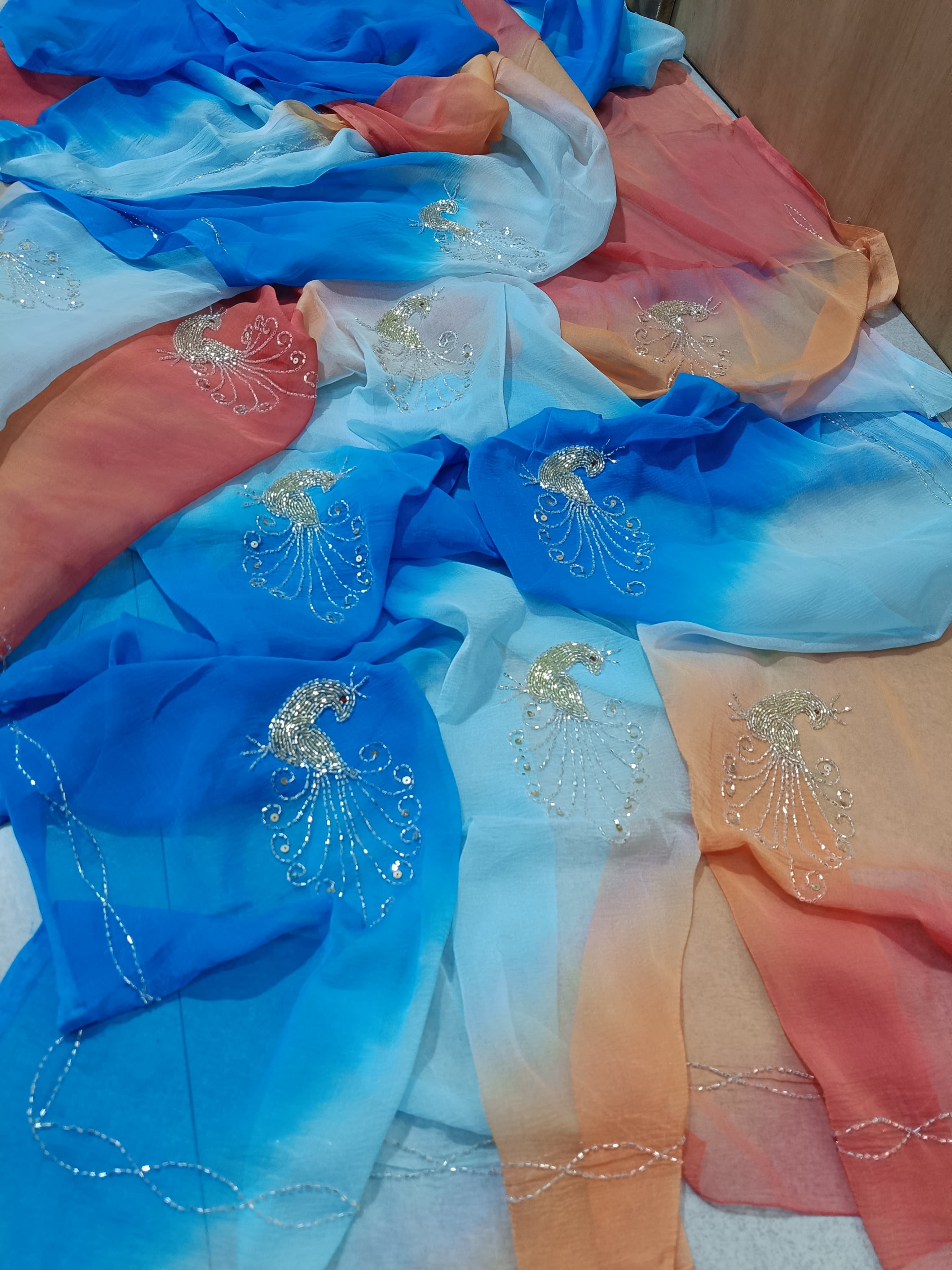 Chiffon sarees