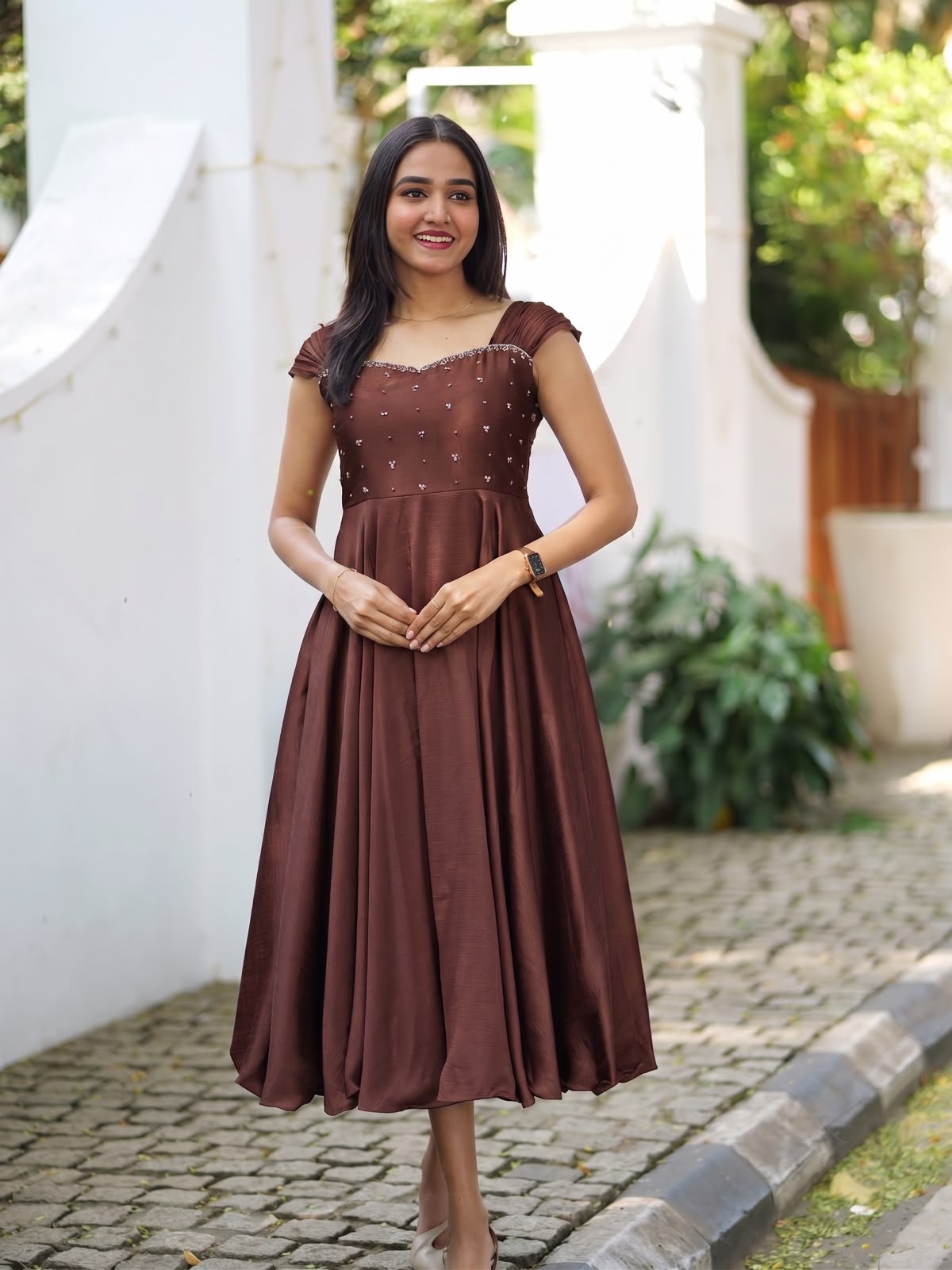 Lianna : Designer Rangoli frocks