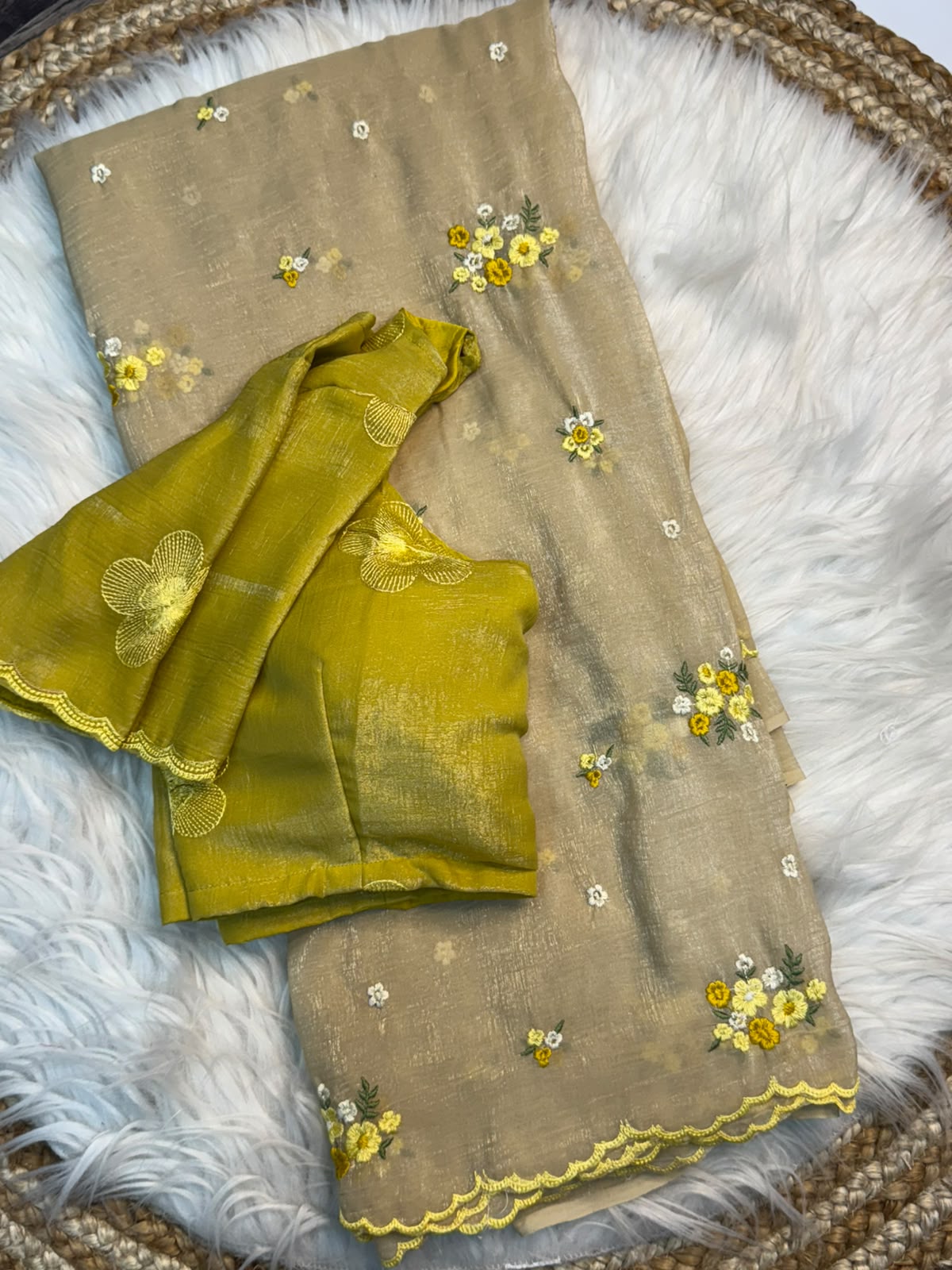 Candy crush crunchy silk saree